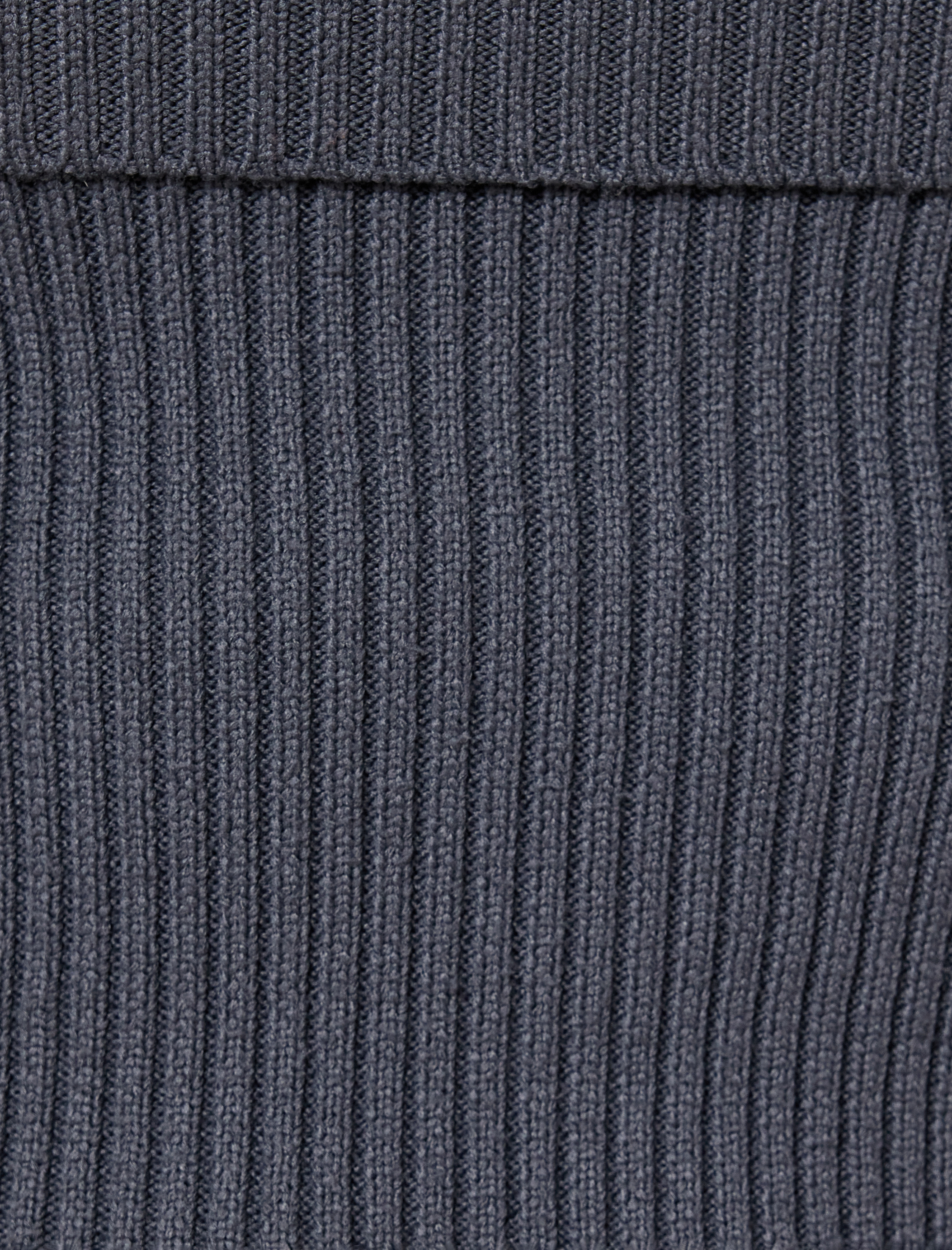   Madonna Yaka Omzu Açık Kazak Uzun Kollu Slim Fit Dokulu