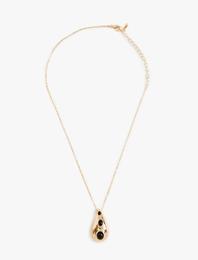 Damla Charm Detaylı Kolye