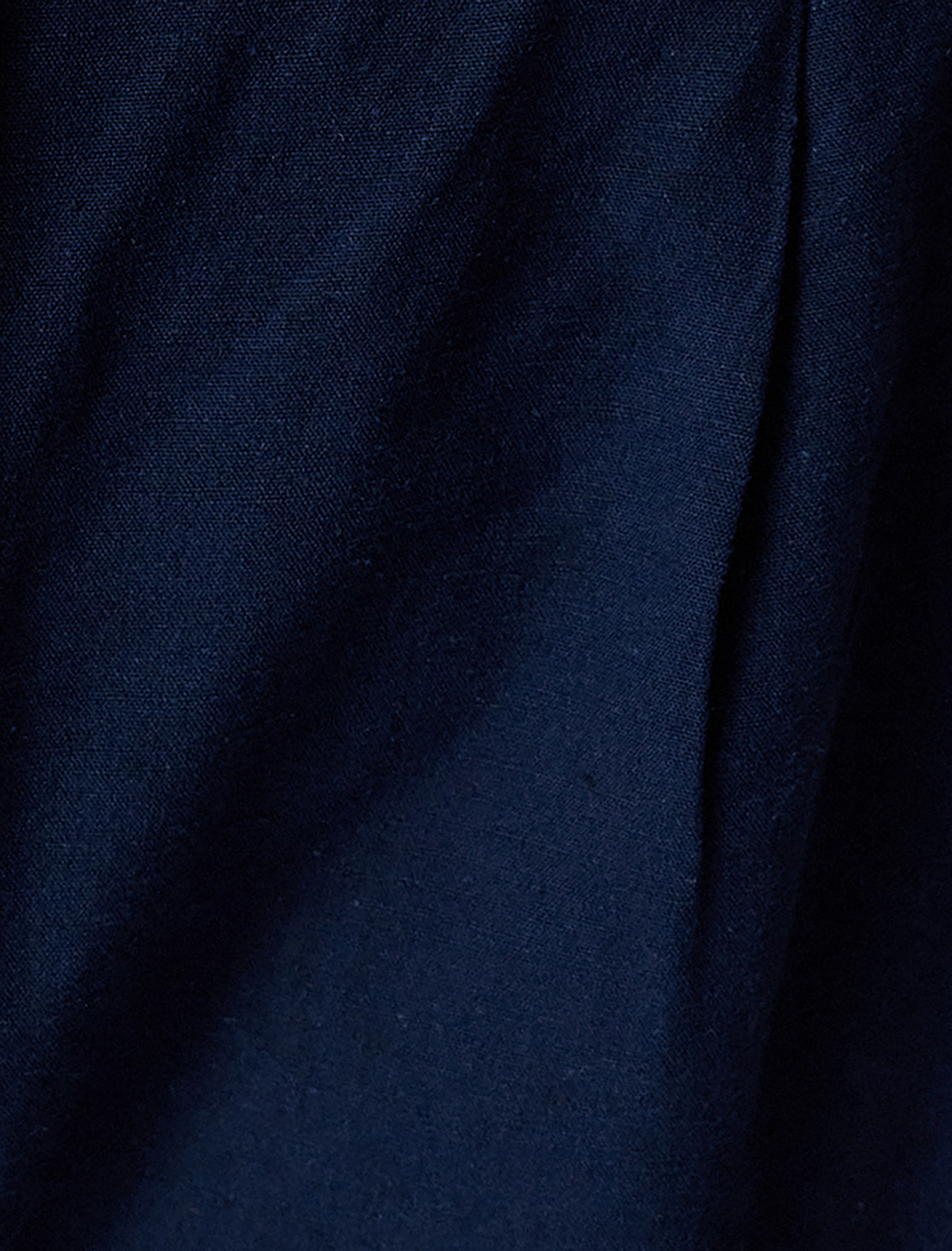   Koton X Melis Ağazat - Keten Karışımlı Pantolon Havuç Kesim Rahat Kalıp Cepli