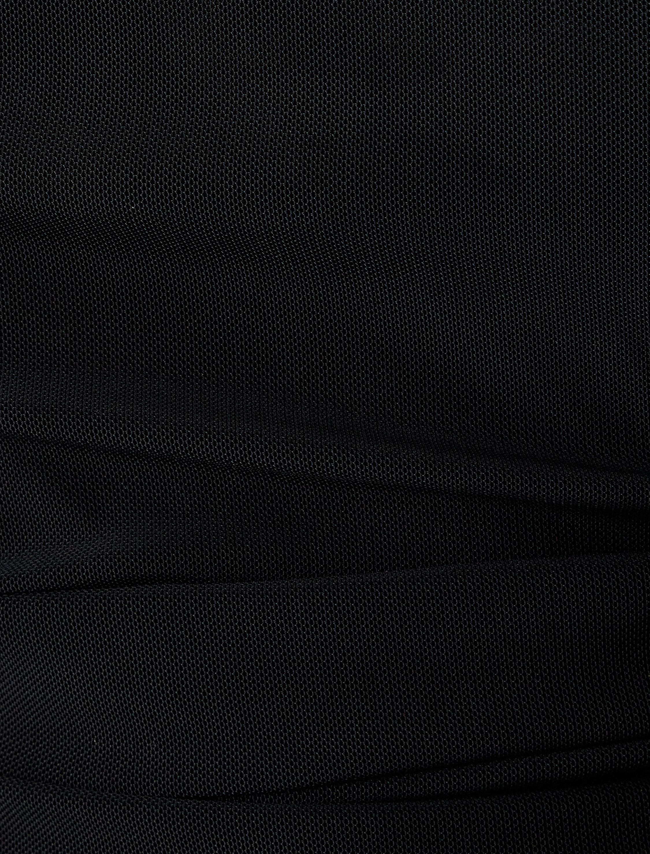   Kalem Tül Elbise Astarlı  Uzun Kollu Yuvarlak Yaka