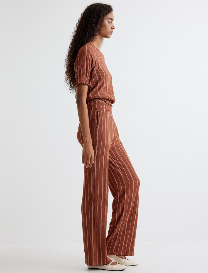  Bol Paça Pantolon Cepli Dokulu Standart Bel