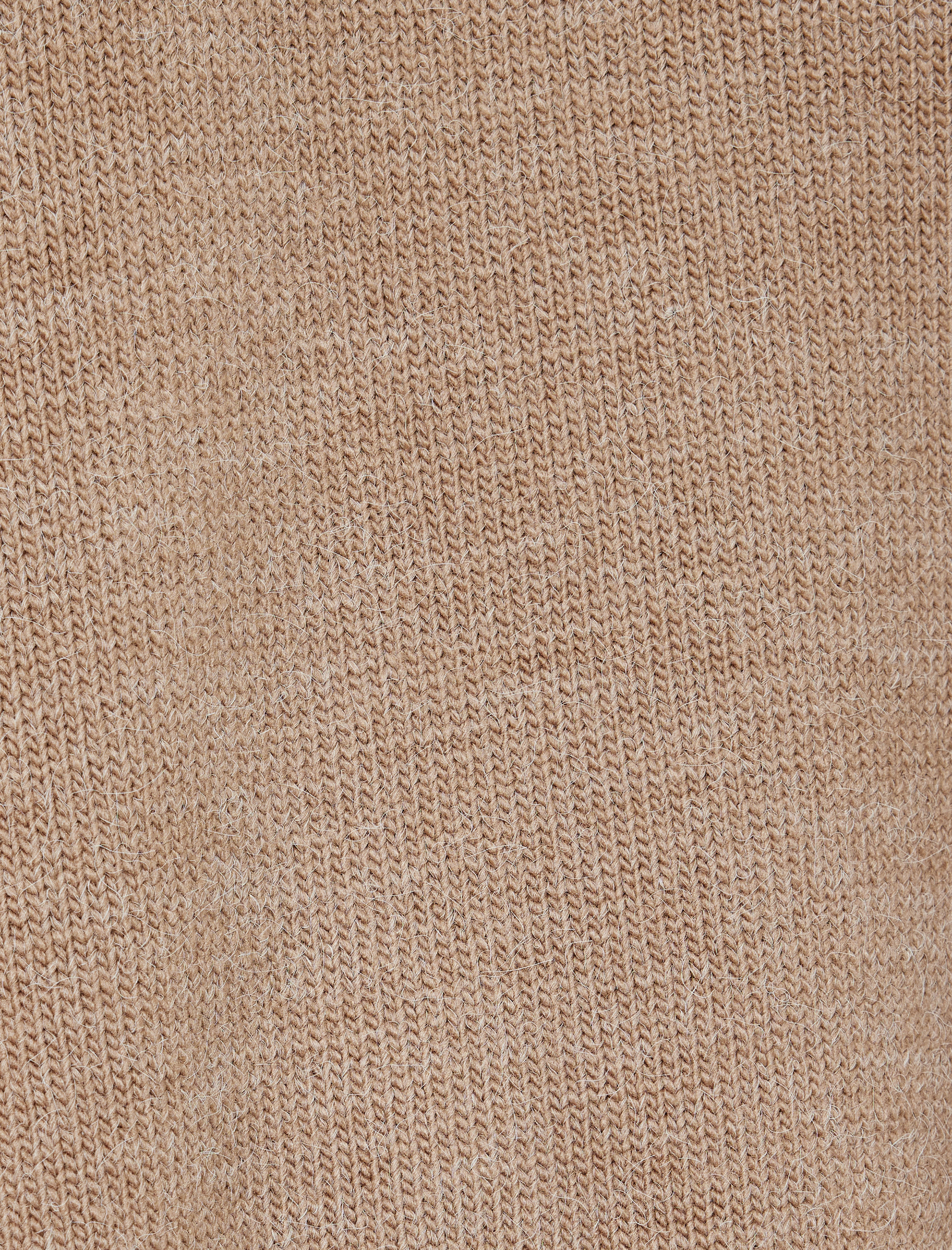 Triko Tunik Kazak Dik Yaka Uzun Kollu Rahat Kalıp