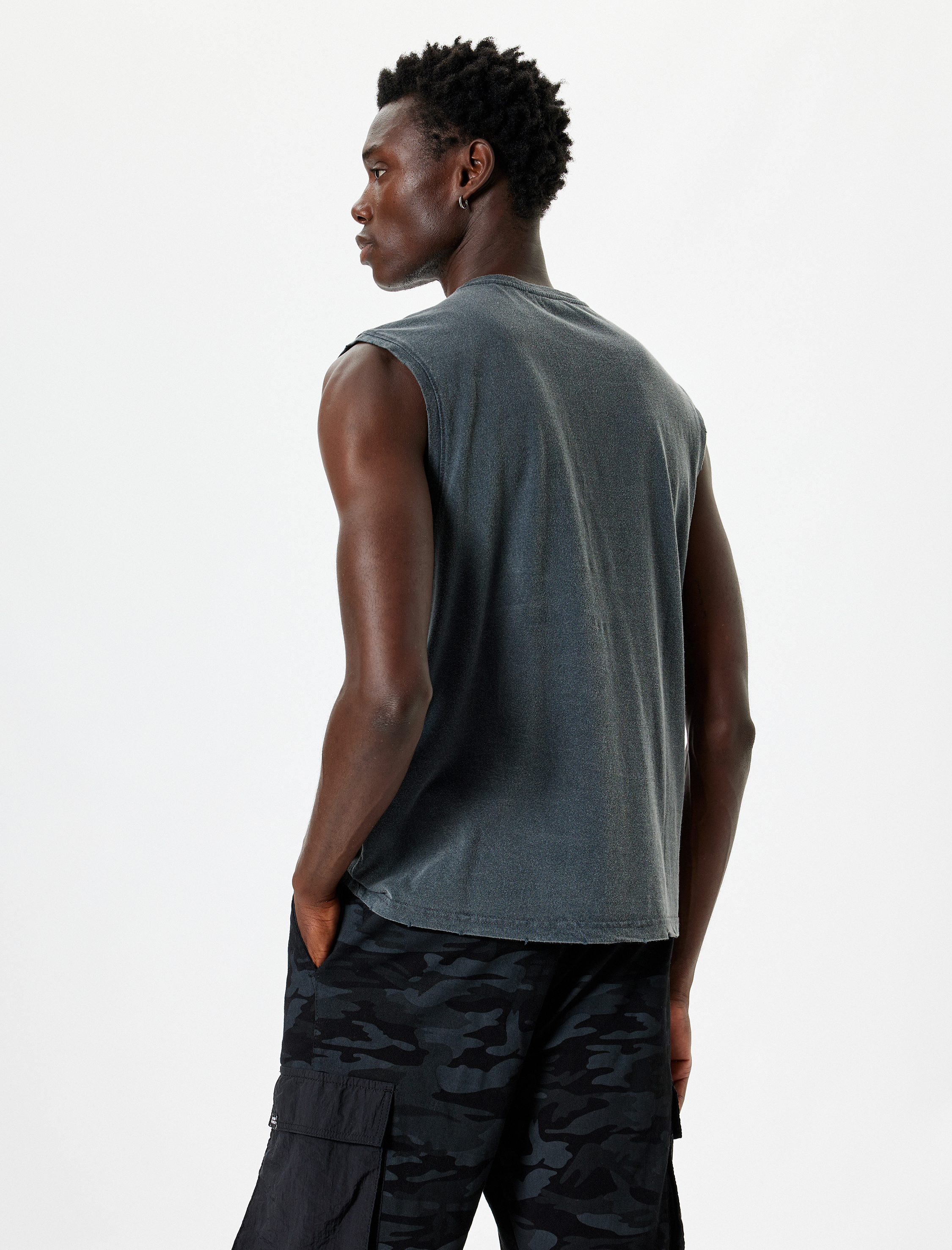   Basic Kolsuz Tişört Bisiklet Yaka Pamuklu