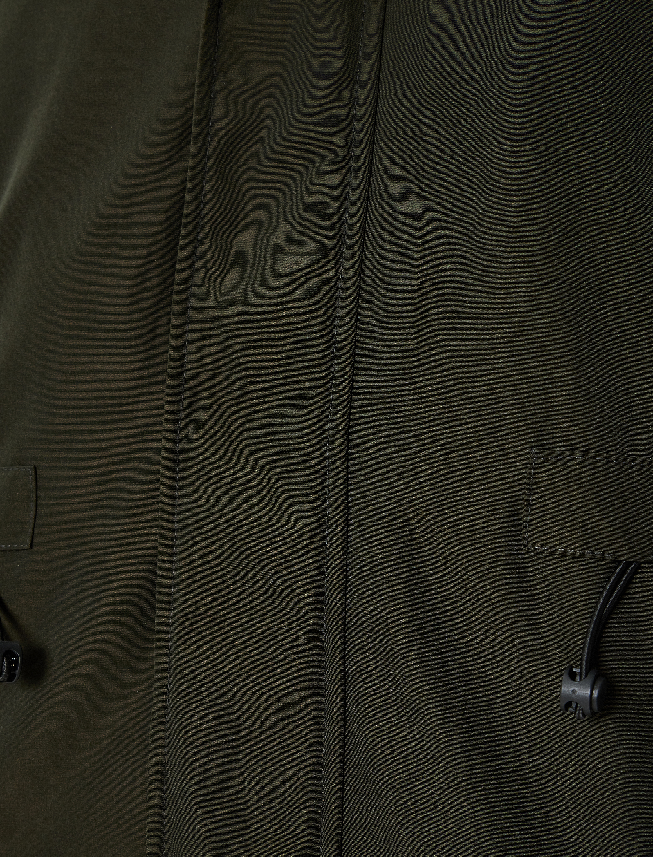   Anorak Mont Slim Fit Kapşonlu Fermuarlı Cep Detaylı