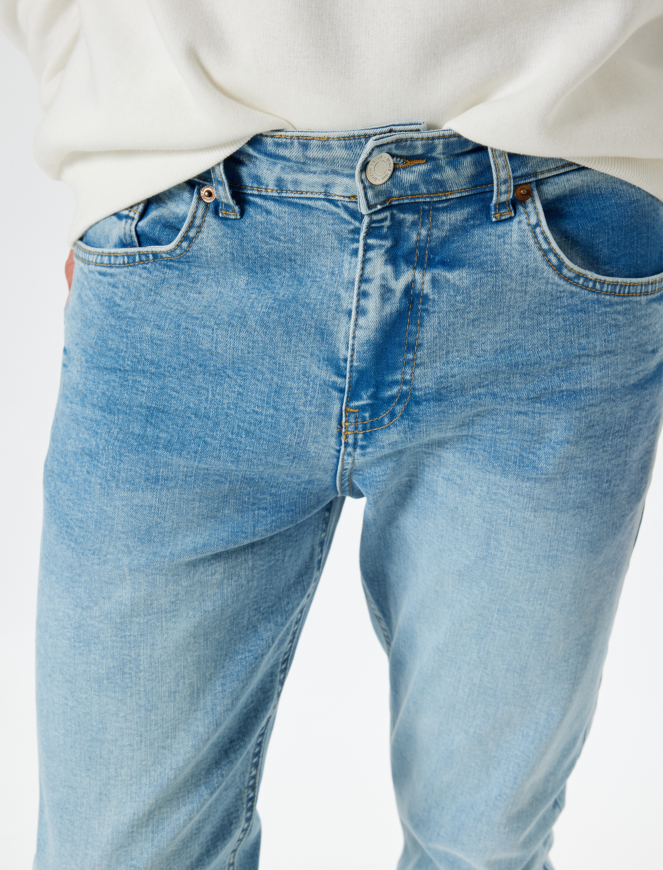   Standart Bel Slim Fit Kot Pantolon - Brad Jean