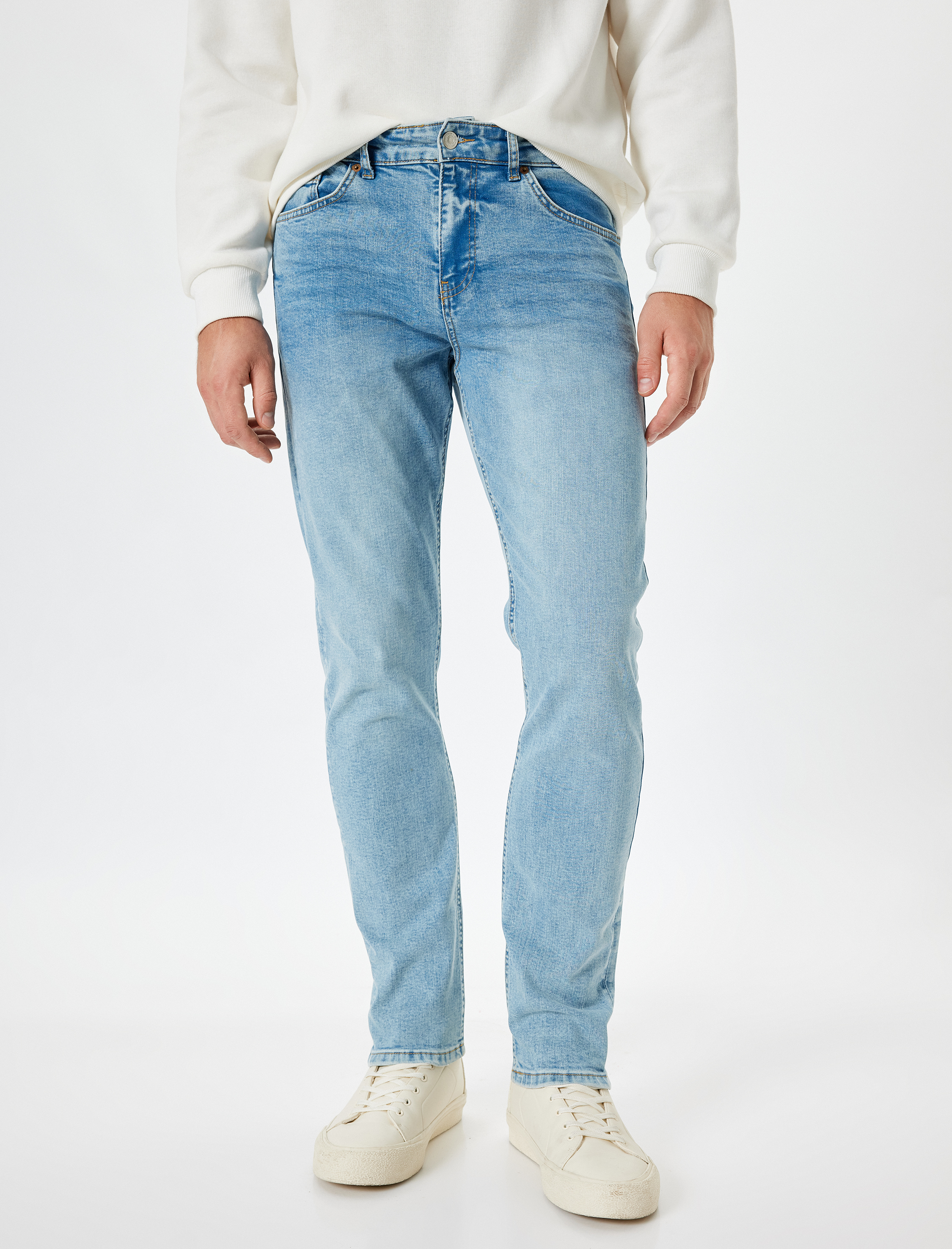   Standart Bel Slim Fit Kot Pantolon - Brad Jean