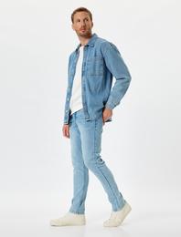 Slim Fit Kot Pantolon - Brad Jean