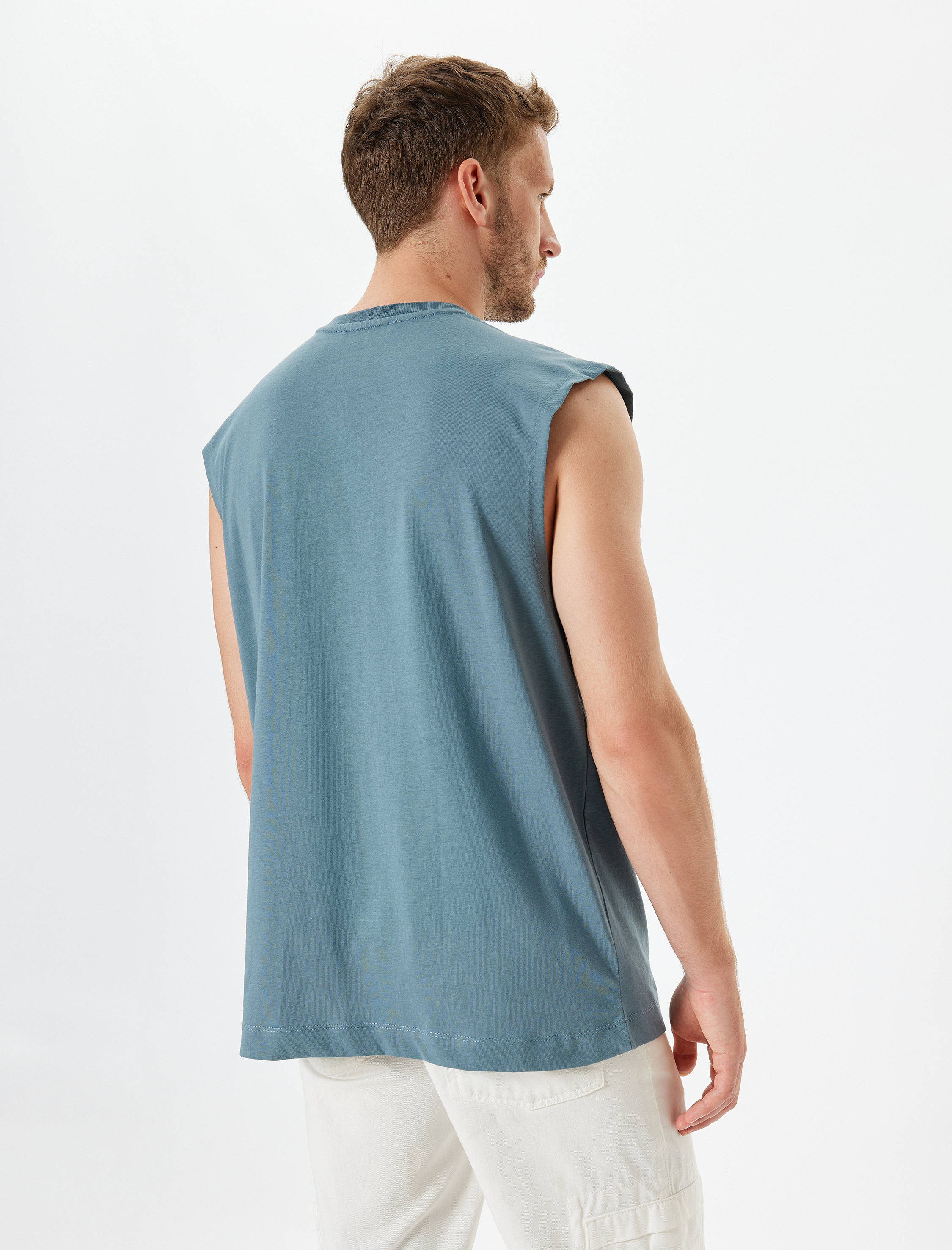   Basic Atlet Kolsuz Bisiklet Yaka Pamuklu