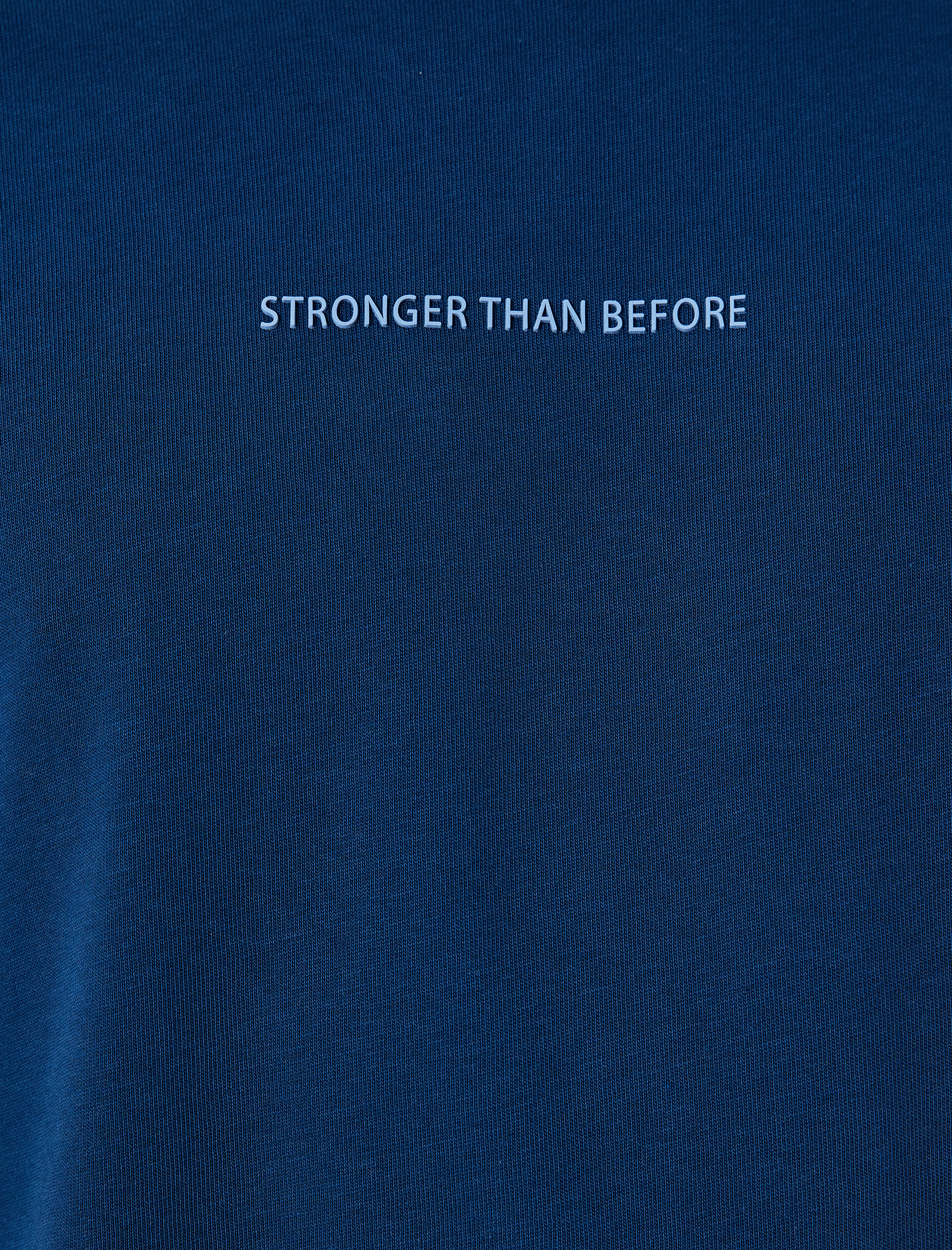   Slogan Baskılı Pamuklu Bisiklet Yaka Kısa Kollu Oversize Tişört