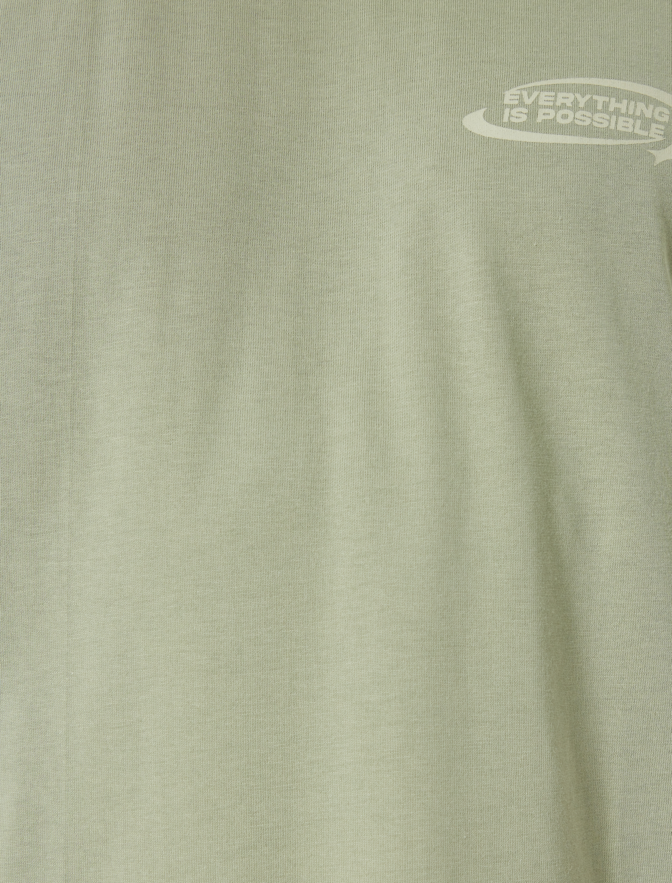   Slogan Baskılı Pamuklu Bisiklet Yaka Kısa Kollu Oversize Tişört