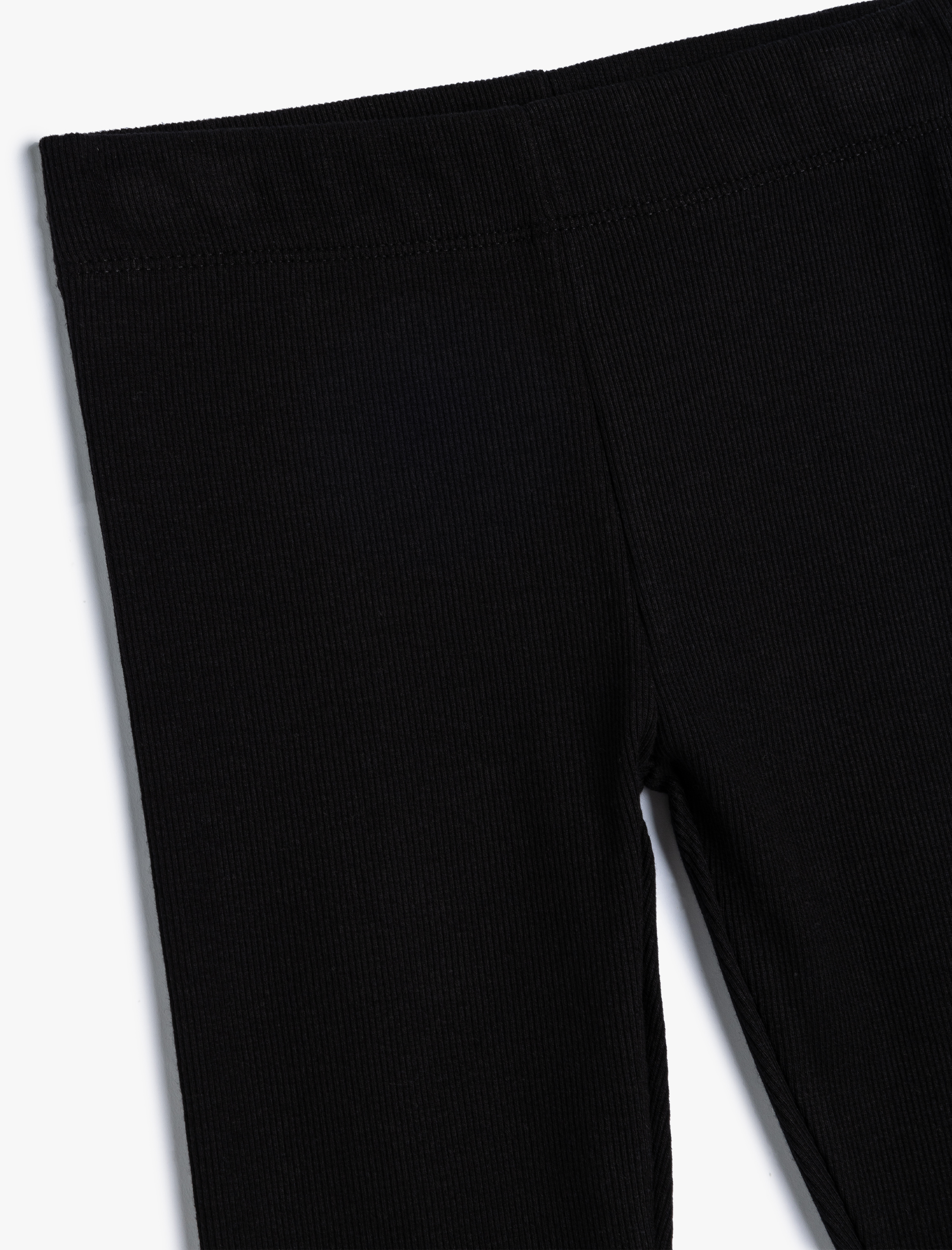  Kız Çocuk Basic Tayt Beli Lastikli