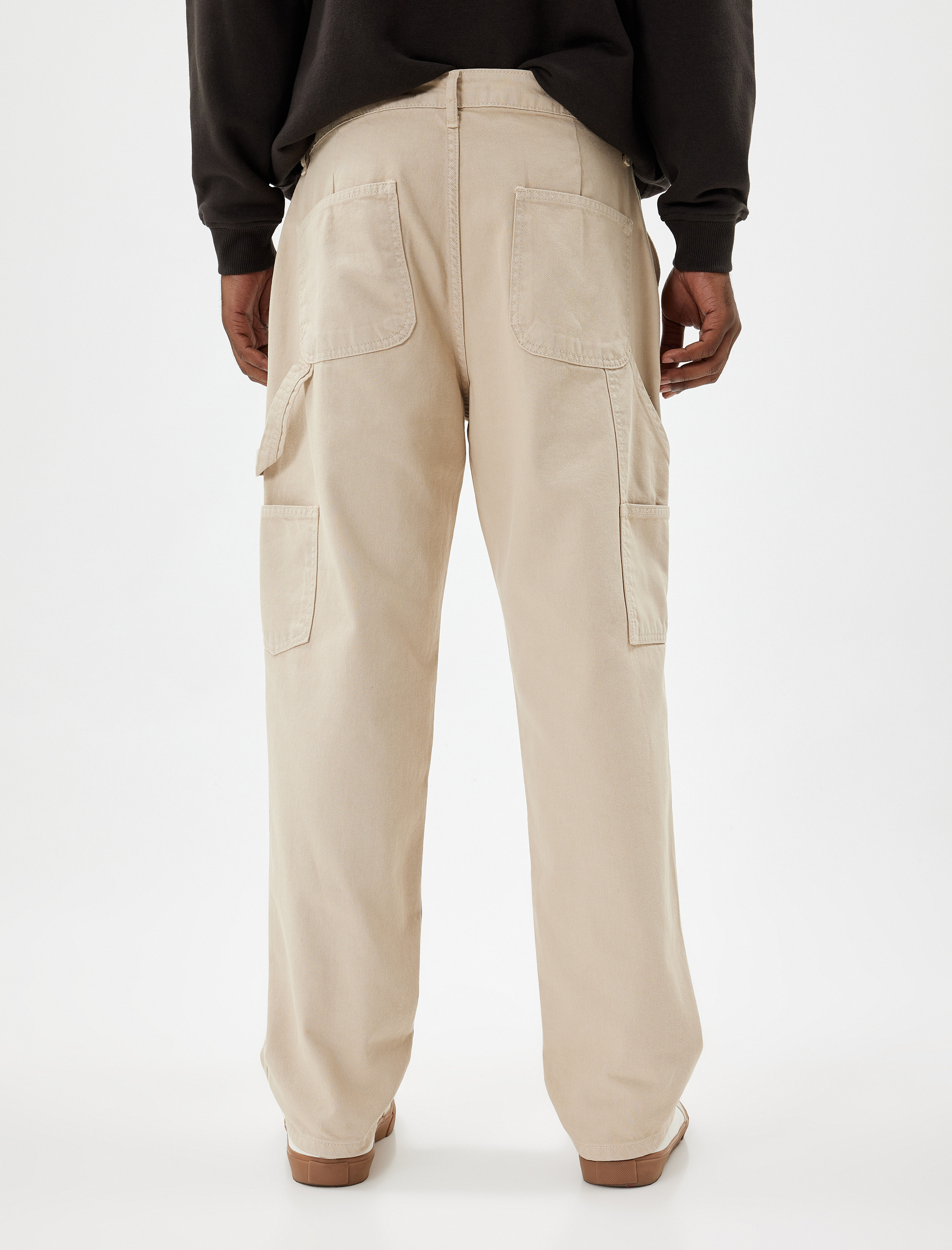   Chino Pantolon Cep Detaylı Pamuklu