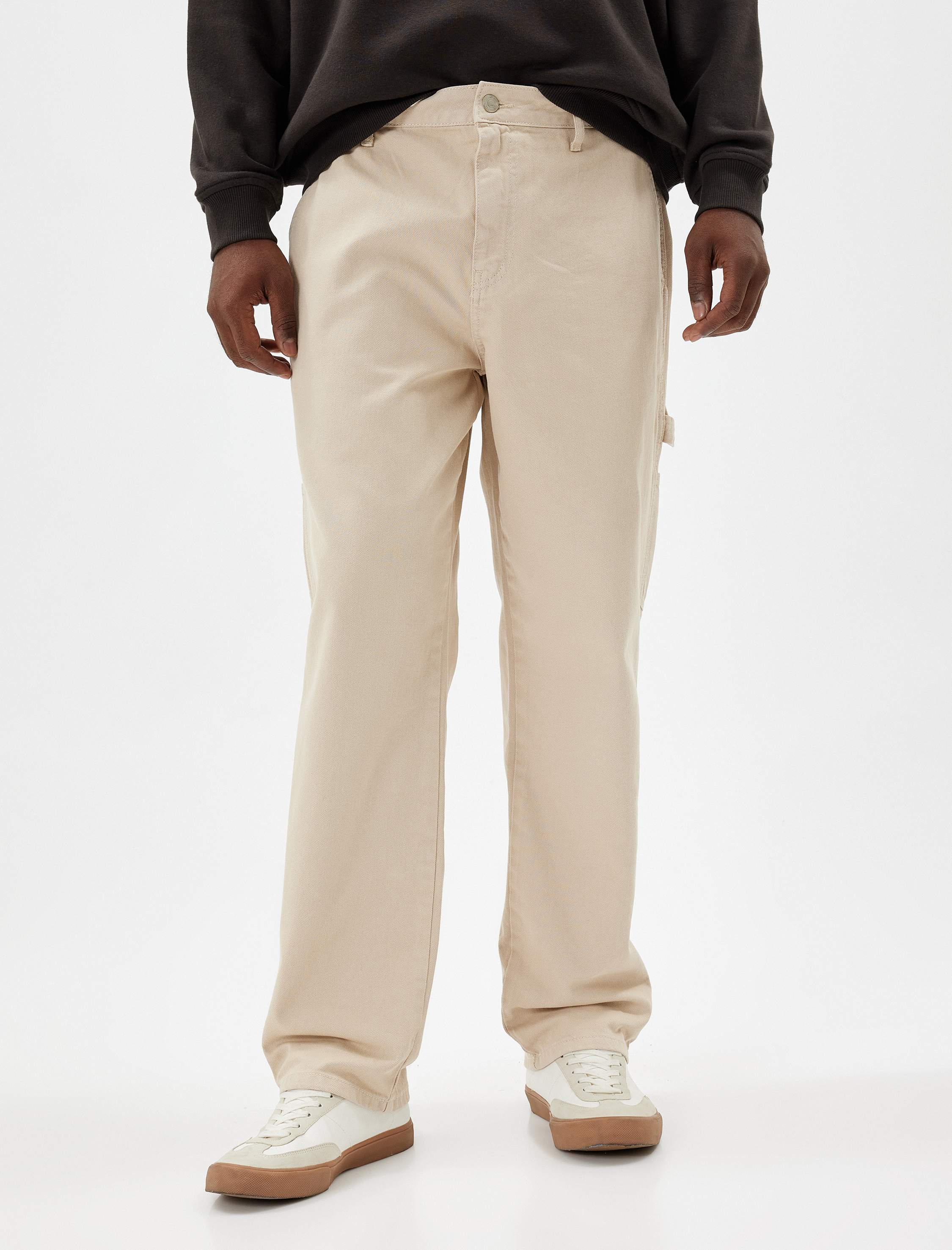   Chino Pantolon Cep Detaylı Pamuklu