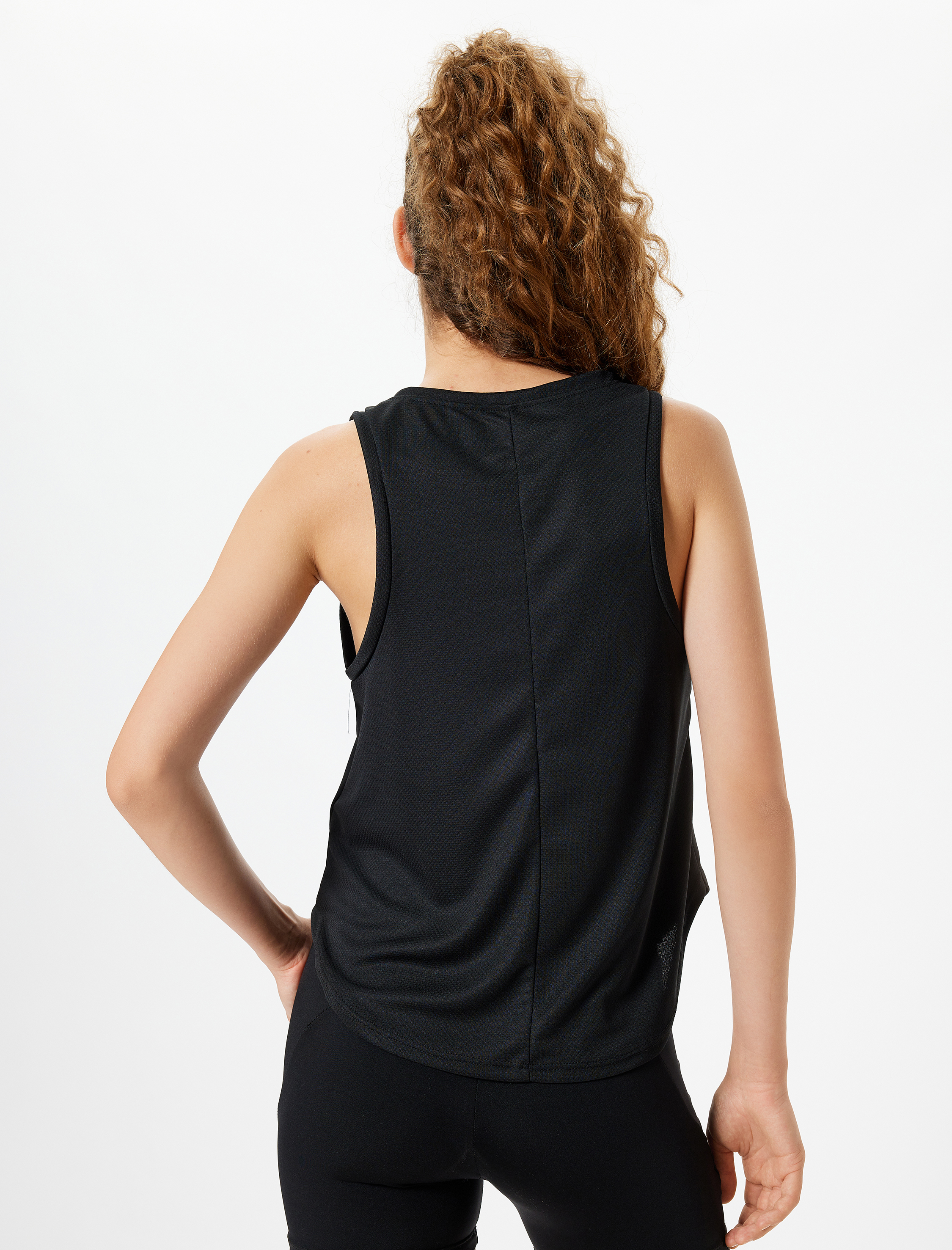   Sporcu Atleti Basic Kolsuz Bisiklet Yaka Rahat Kalıp İnterlok