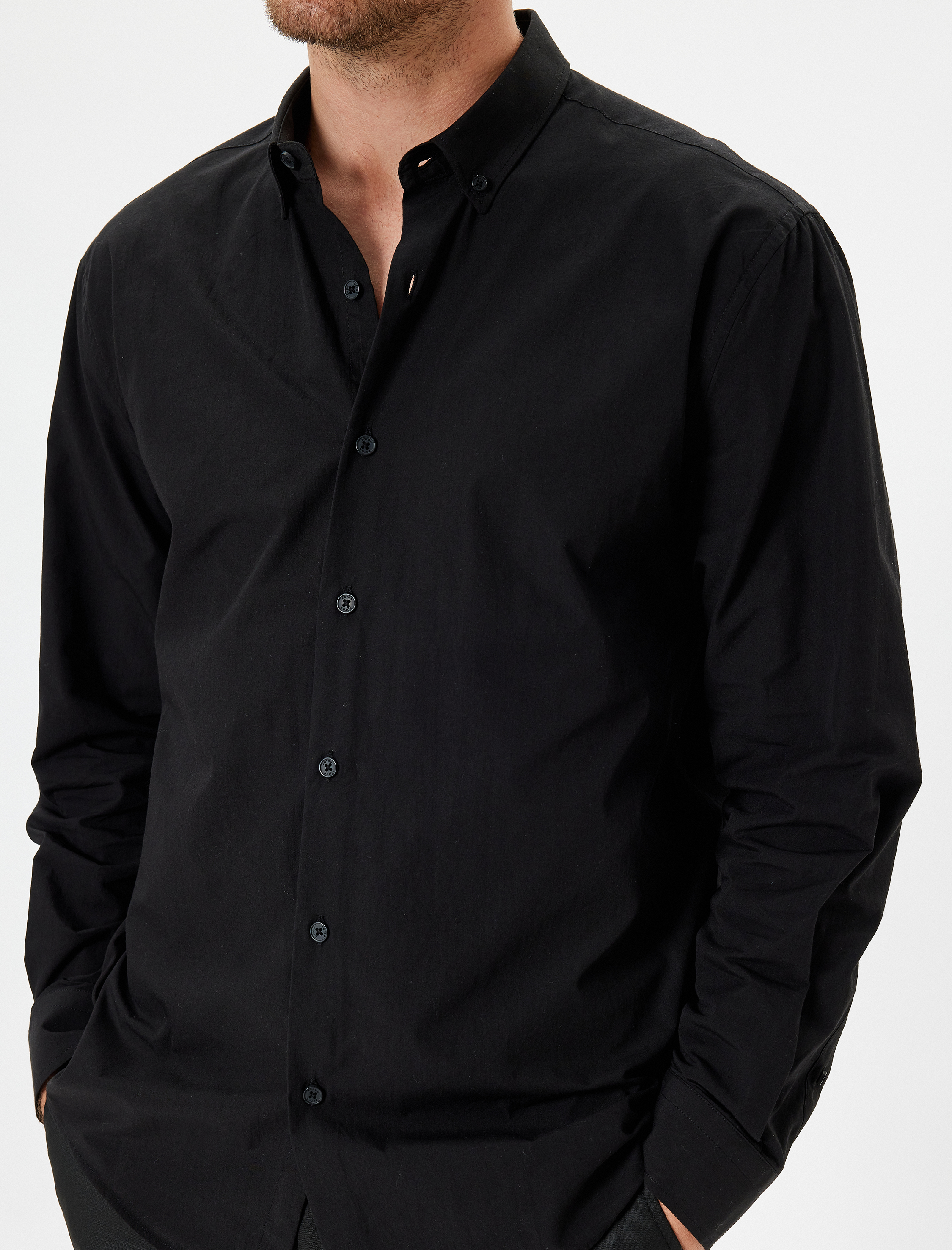   Slim Fit Gömlek Uzun Kollu Pamuklu