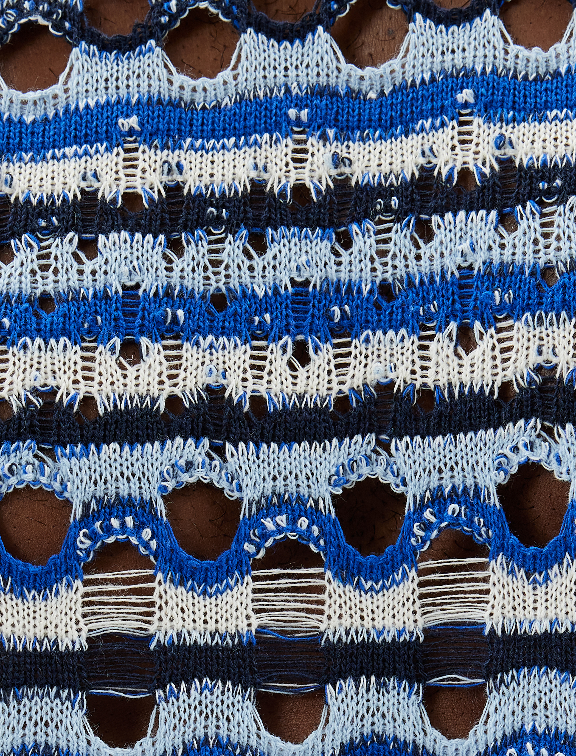   Oversize Tişört Dokulu Yarı Saydam Kısa Kollu Bisiklet Yaka Pamuk Karışımlı