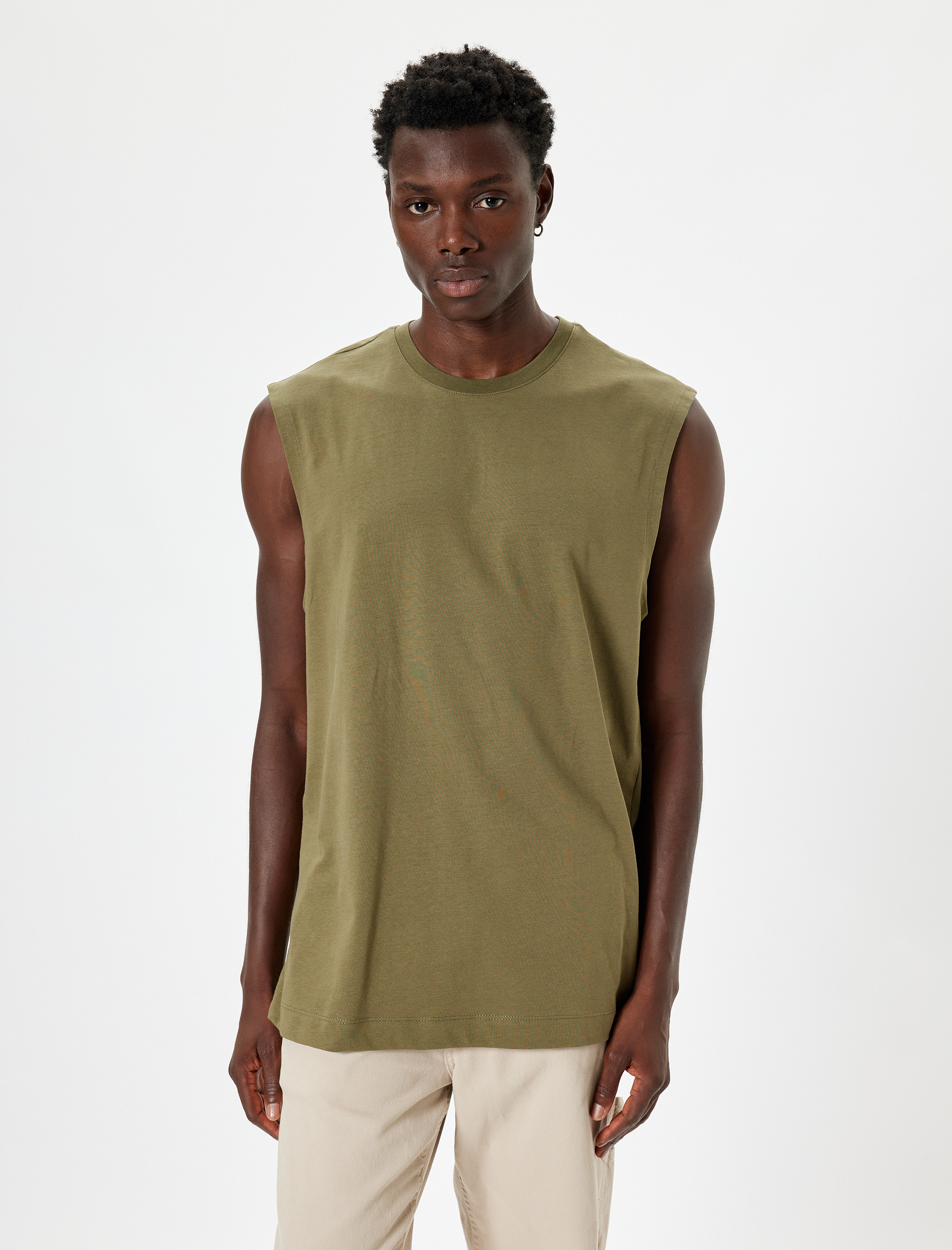   Basic Atlet Kolsuz Bisiklet Yaka Pamuklu