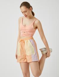 Büzgülü Sporcu Sütyeni