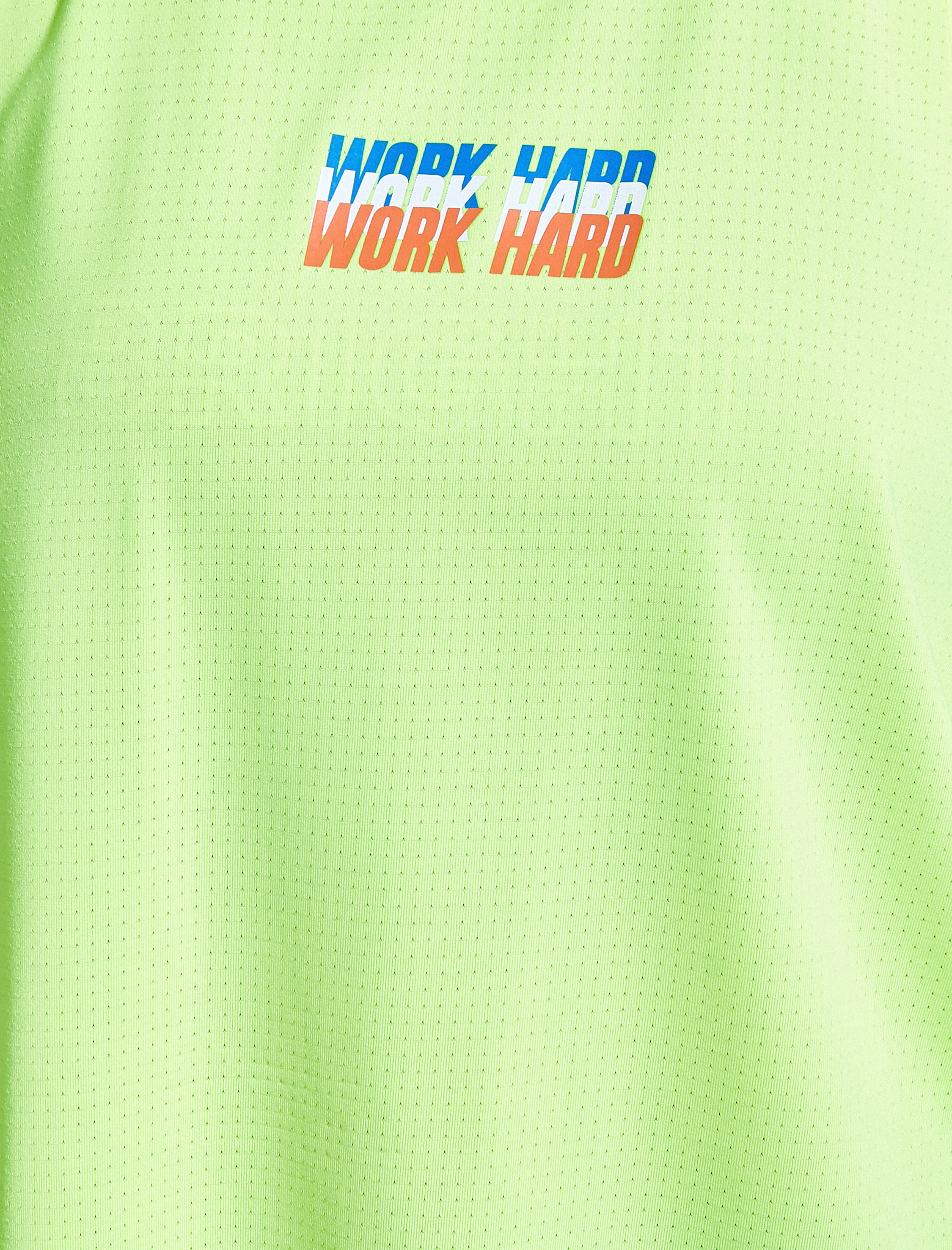   Slogan Baskılı Kolsuz Tişört