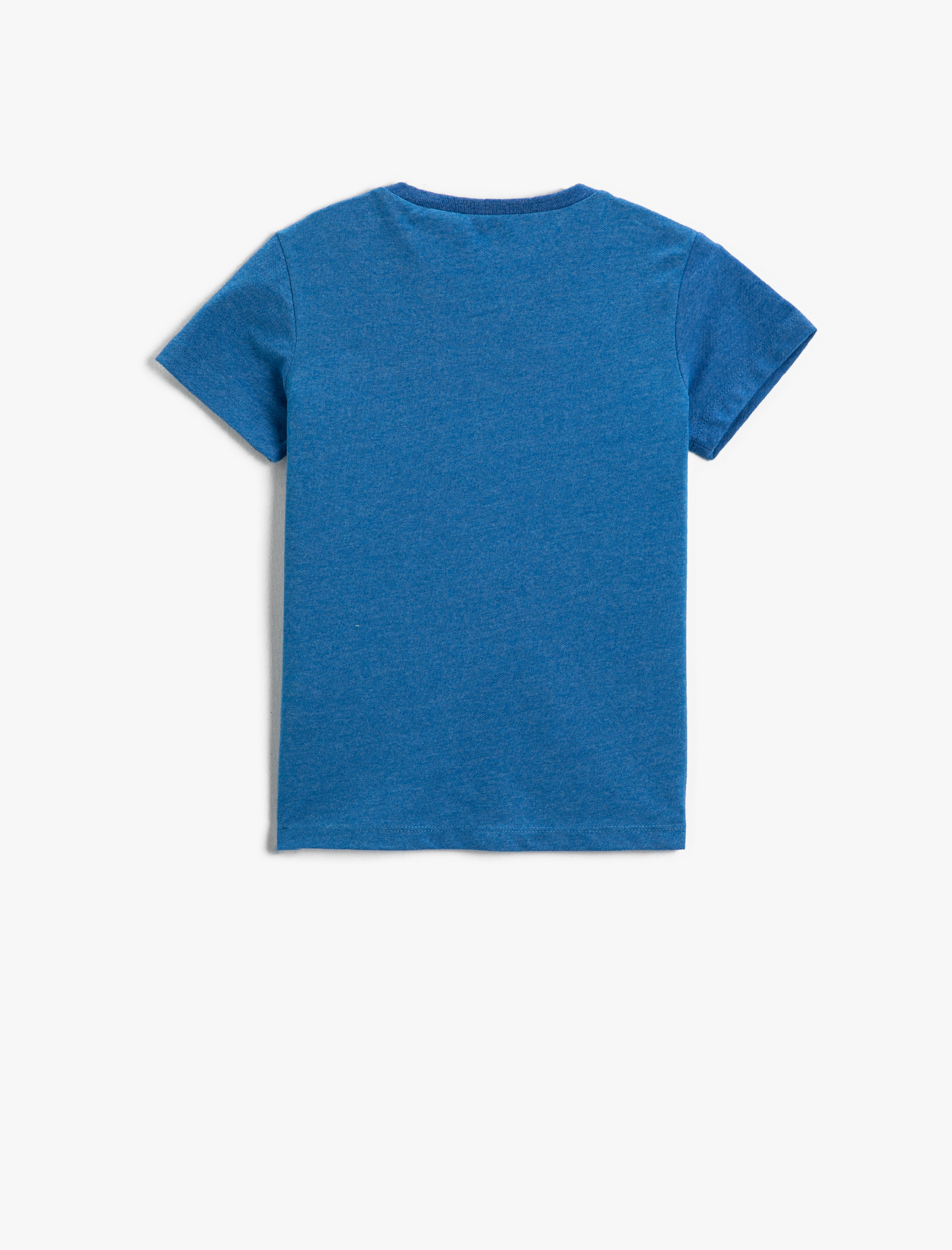  Erkek Çocuk Sloganlı Kısa Kollu Tişört Bisiklet Yaka