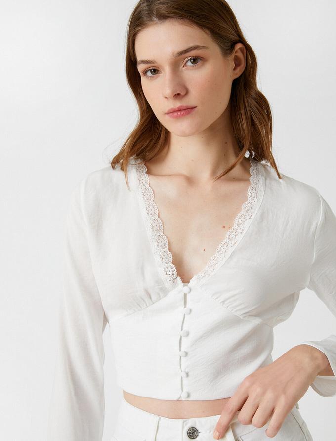 Blusa Elegante De Gasa Con Lazo Para Mujer | Túnica Informal De Manga Larga - Ideal Para Otoño, Cómoda Y Con Estilo