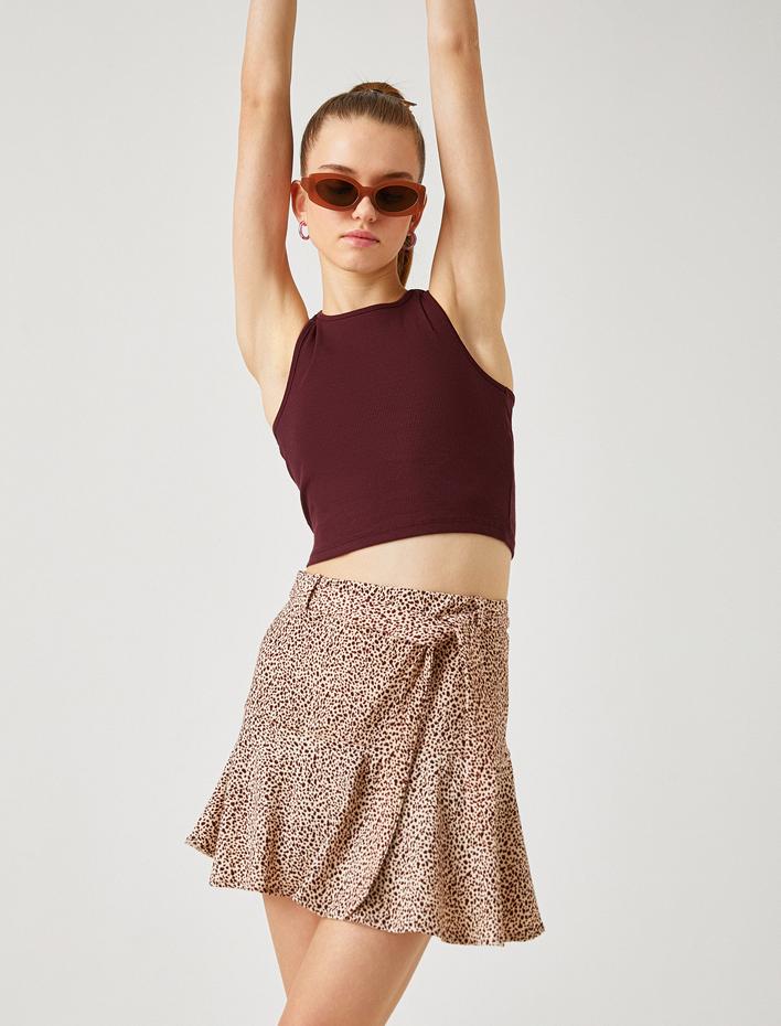 Halter Yaka Crop Atlet