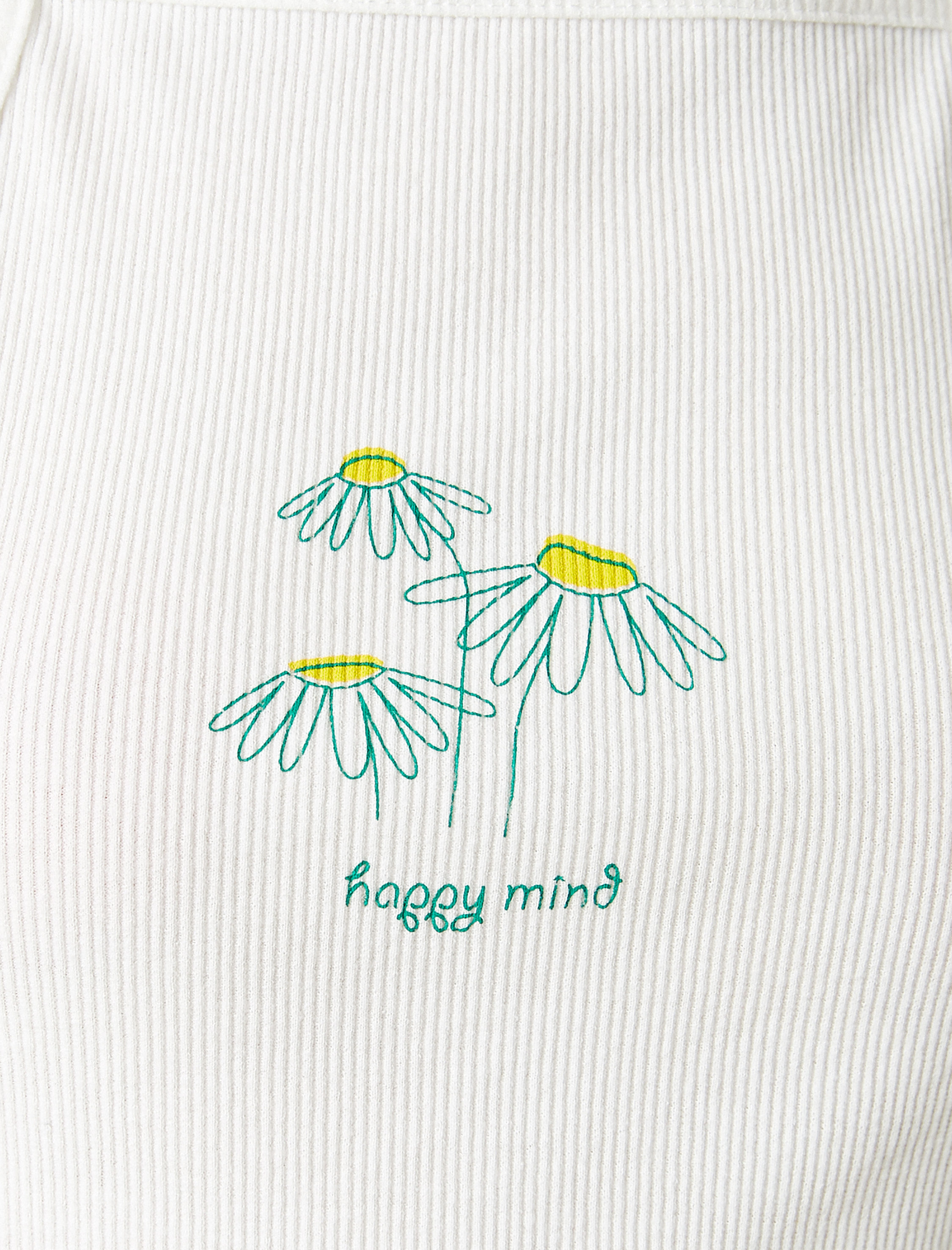   Halter Yaka Çiçek Baskılı Atlet