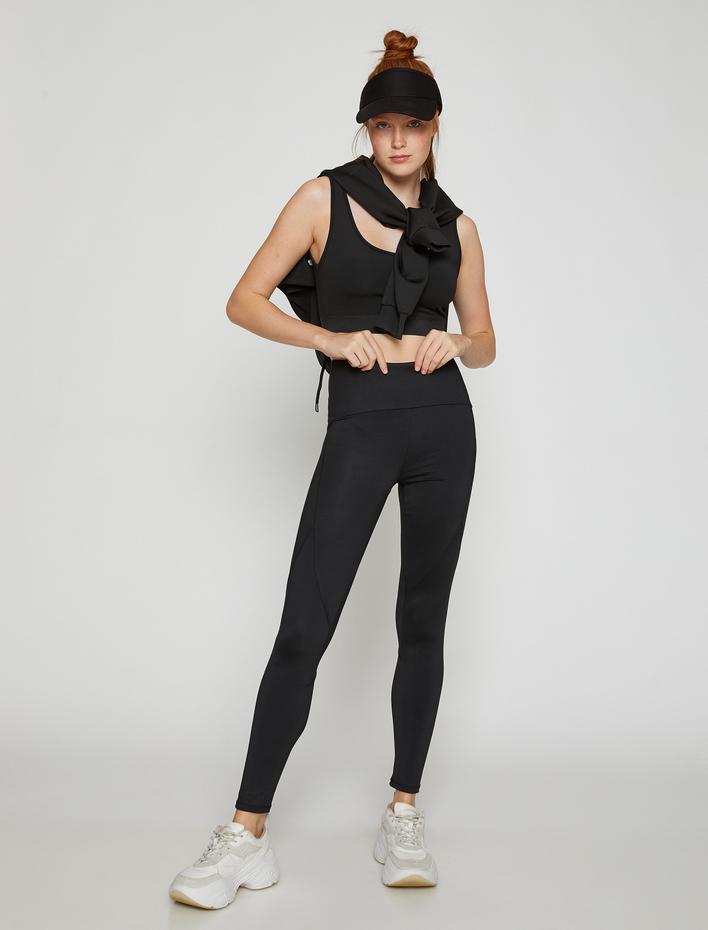  Yüksek Bel Kalın Spor Tayt