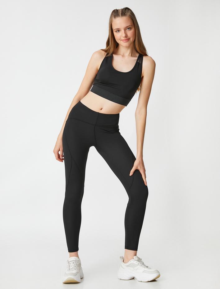  Normal Bel Sporcu Tayt Dikiş Detaylı