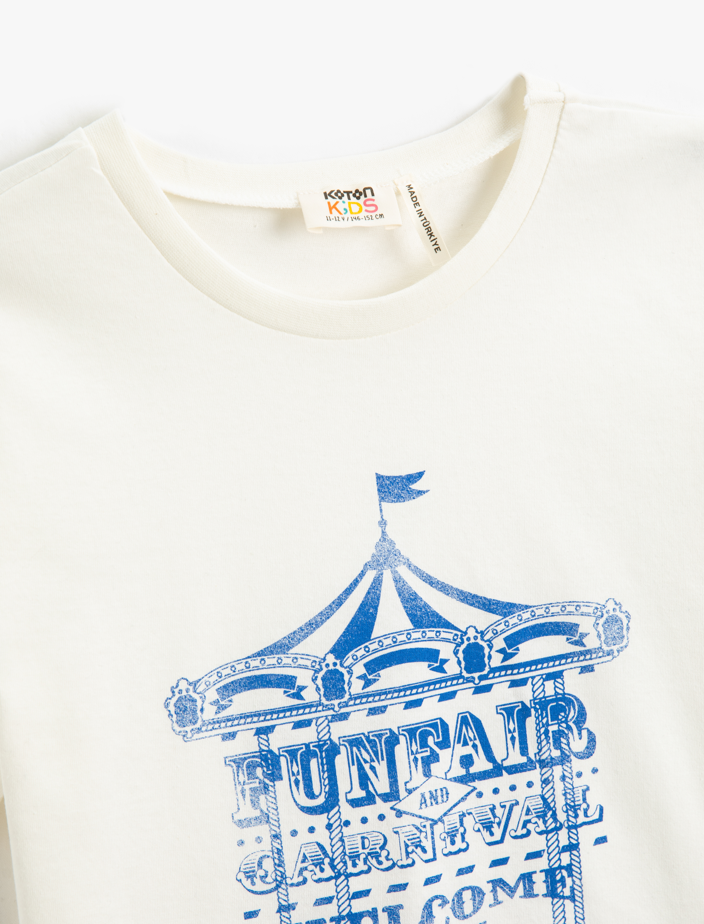  Erkek Çocuk Tişört Kısa Kollu Bisiklet Yaka Baskılı