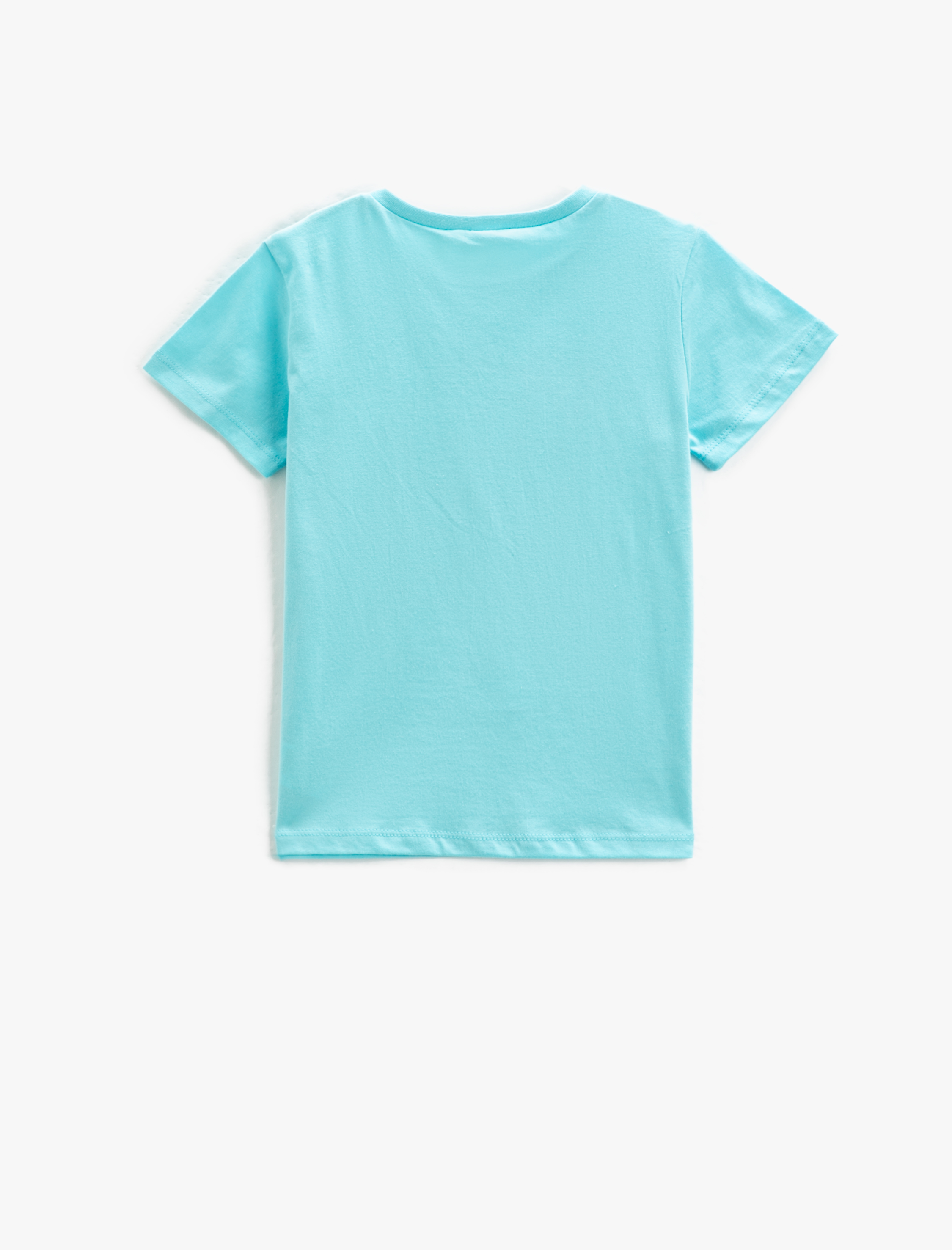  Erkek Çocuk Tişört Baskılı Kısa Kollu Bisiklet Yaka