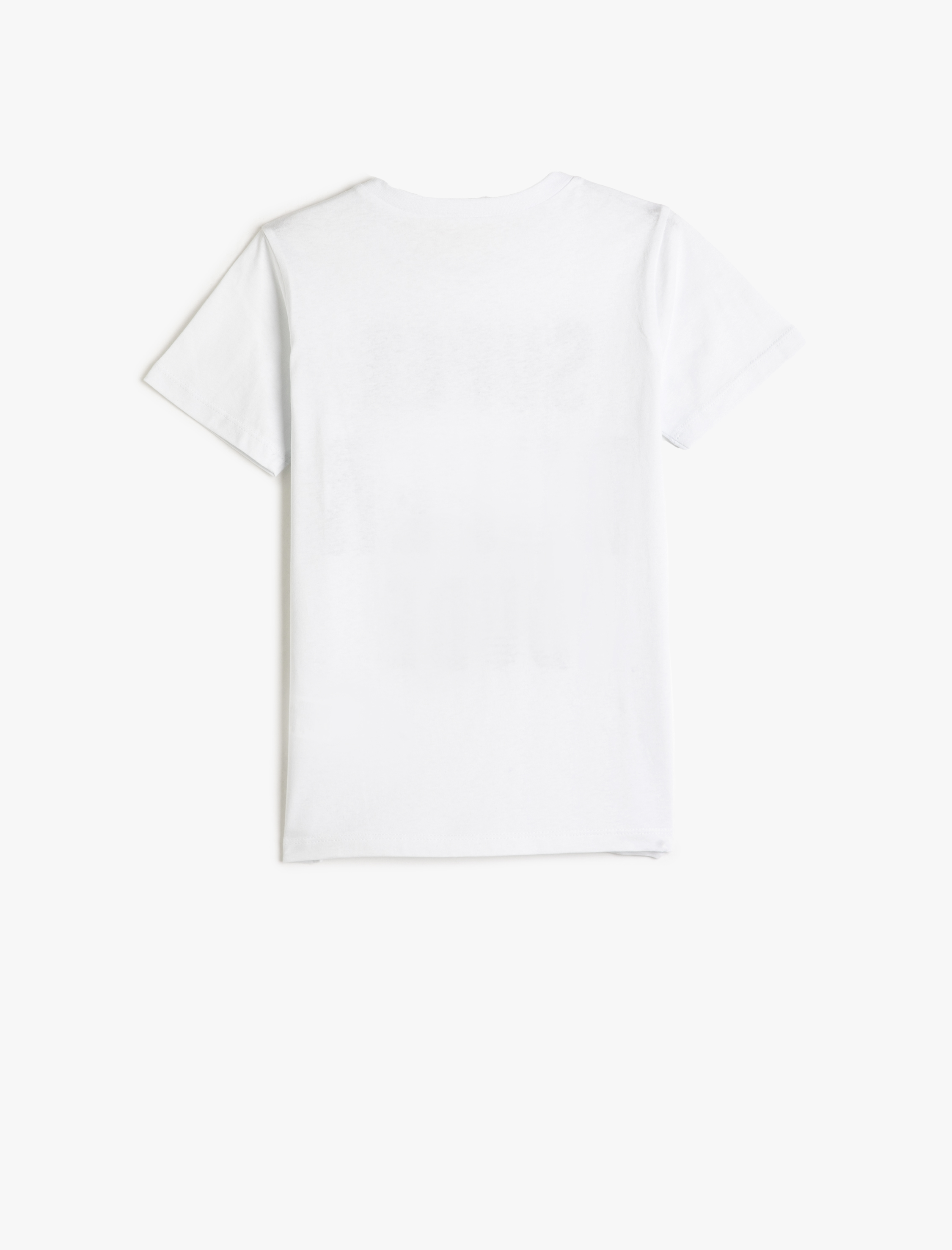  Erkek Çocuk Tişört Baskılı Kısa Kollu Bisiklet Yaka Pamuklu