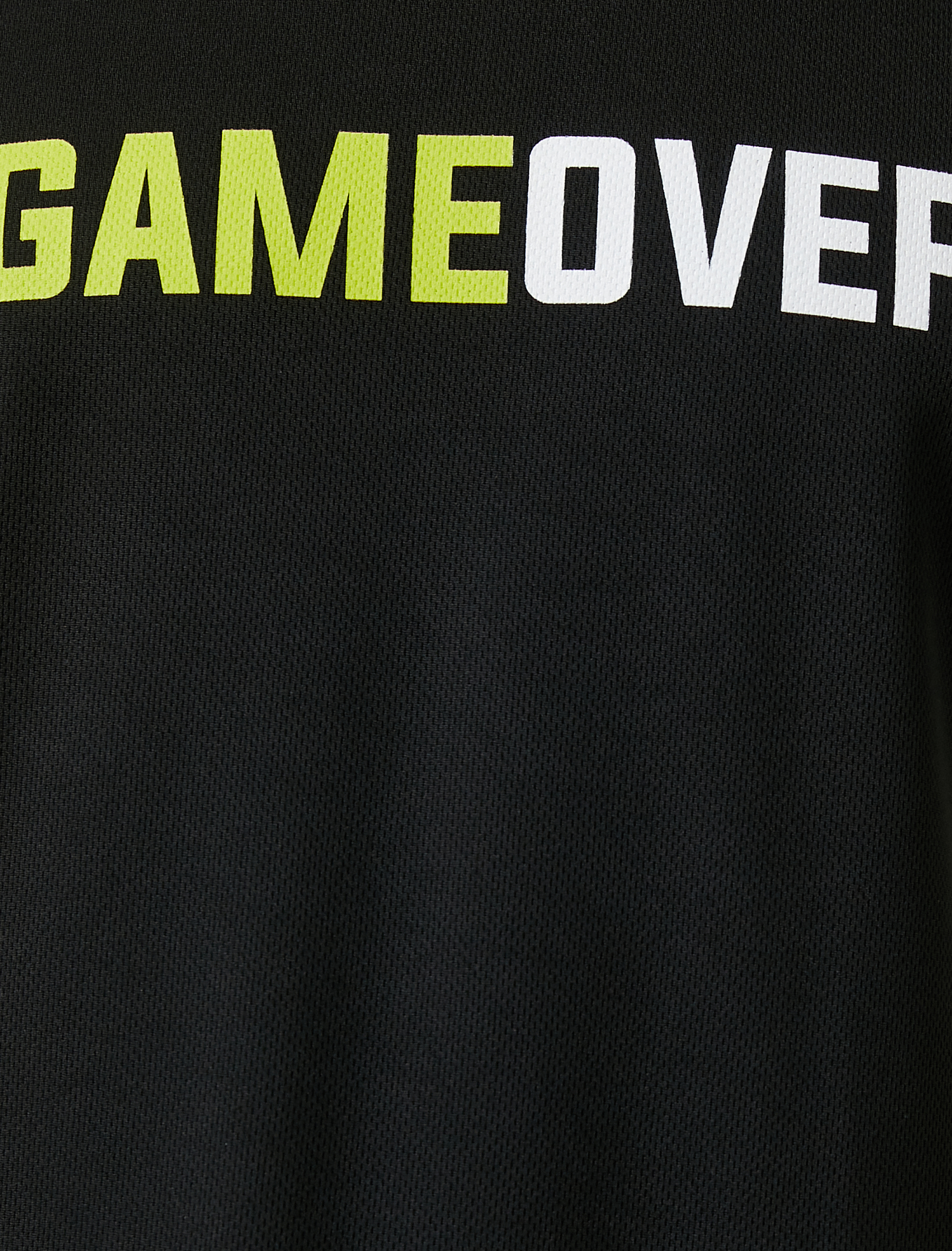   Spor Tişört Slogan Baskılı Bisiklet Yaka Kısa Kollu