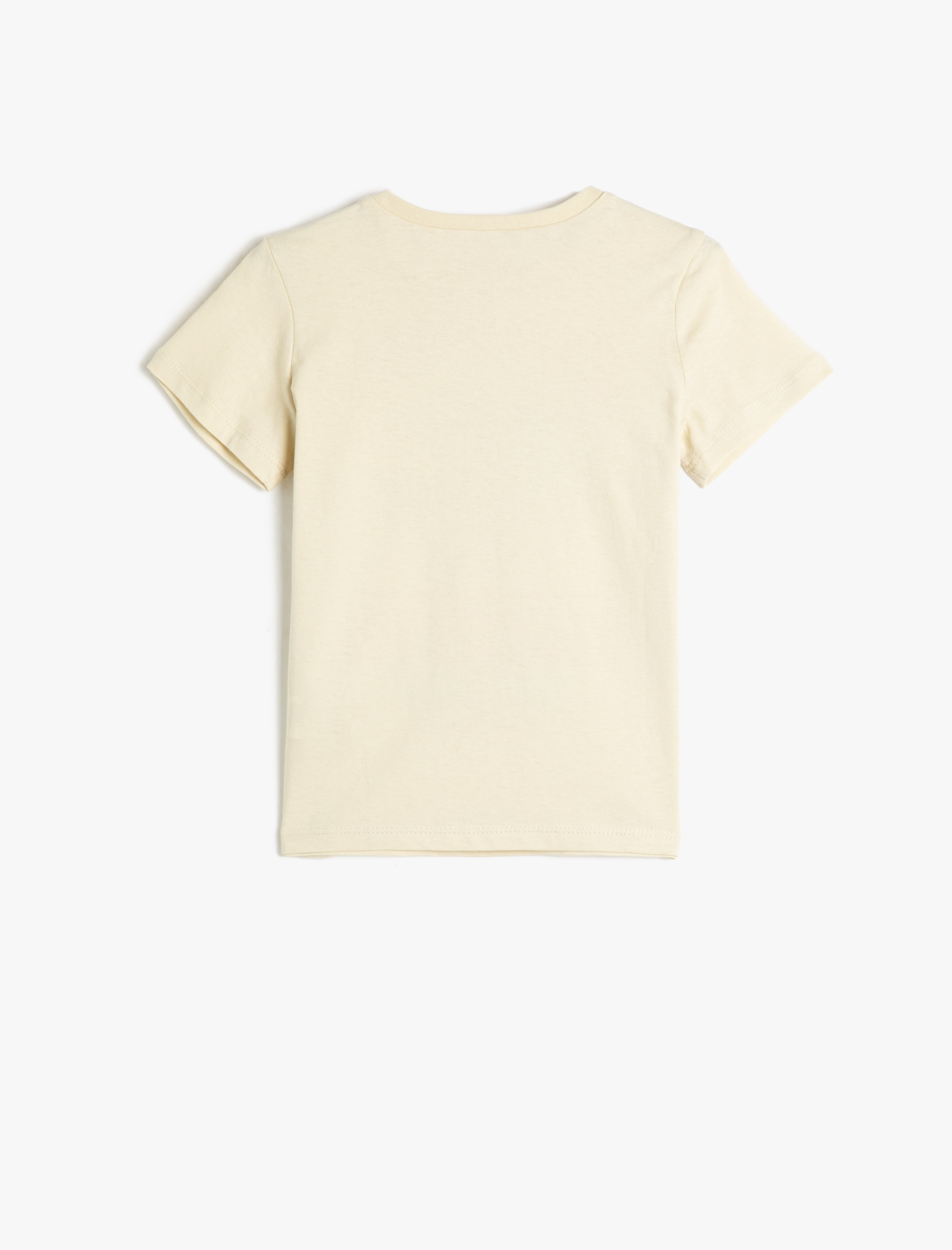  Erkek Çocuk Kısa Kollu Tişört Baskılı Bisiklet Yaka Pamuklu