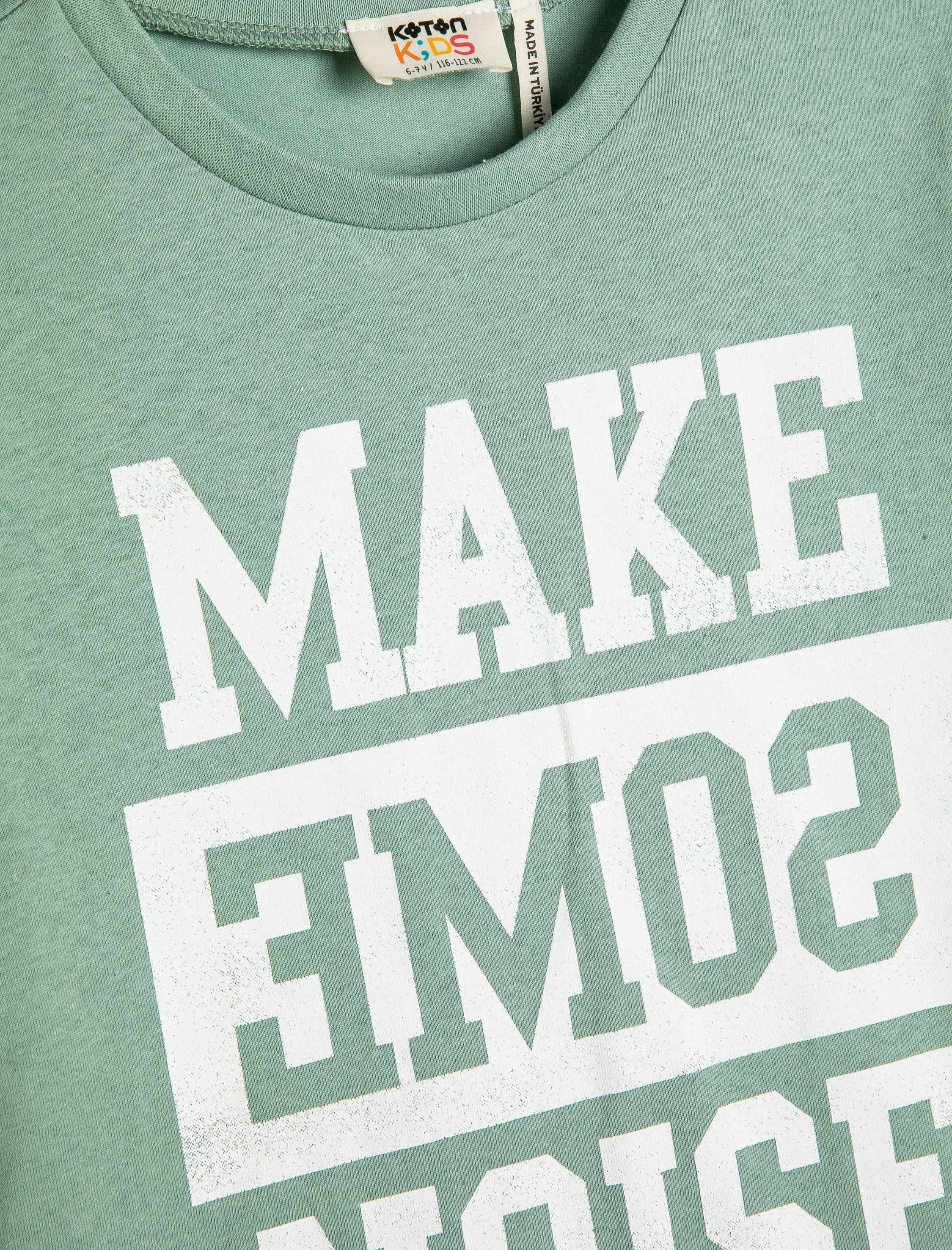  Erkek Çocuk Tişört Kısa Kollu Baskılı Bisiklet Yaka