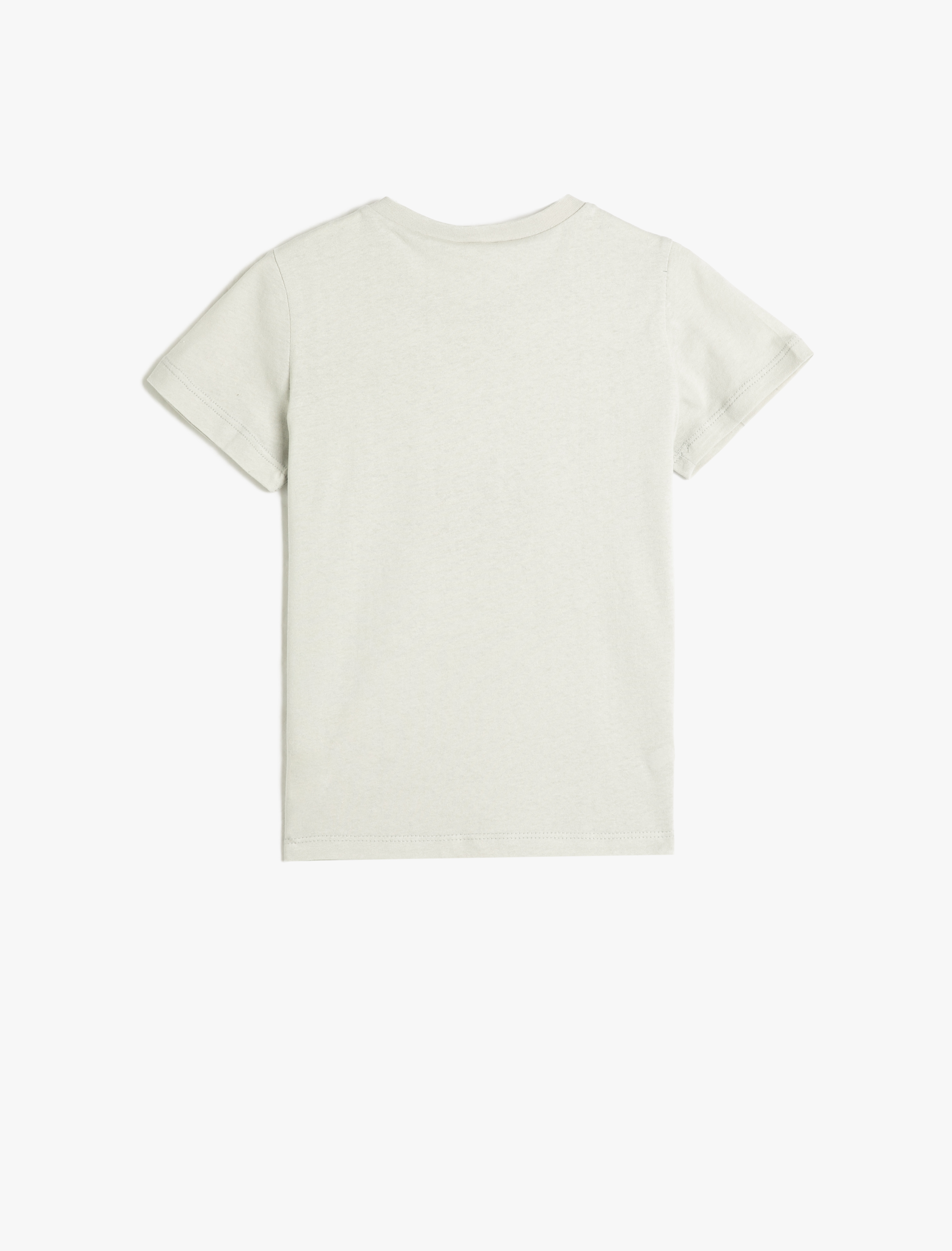  Erkek Çocuk Tişört Kısa Kollu Bisiklet Yaka Baskılı Pamuklu