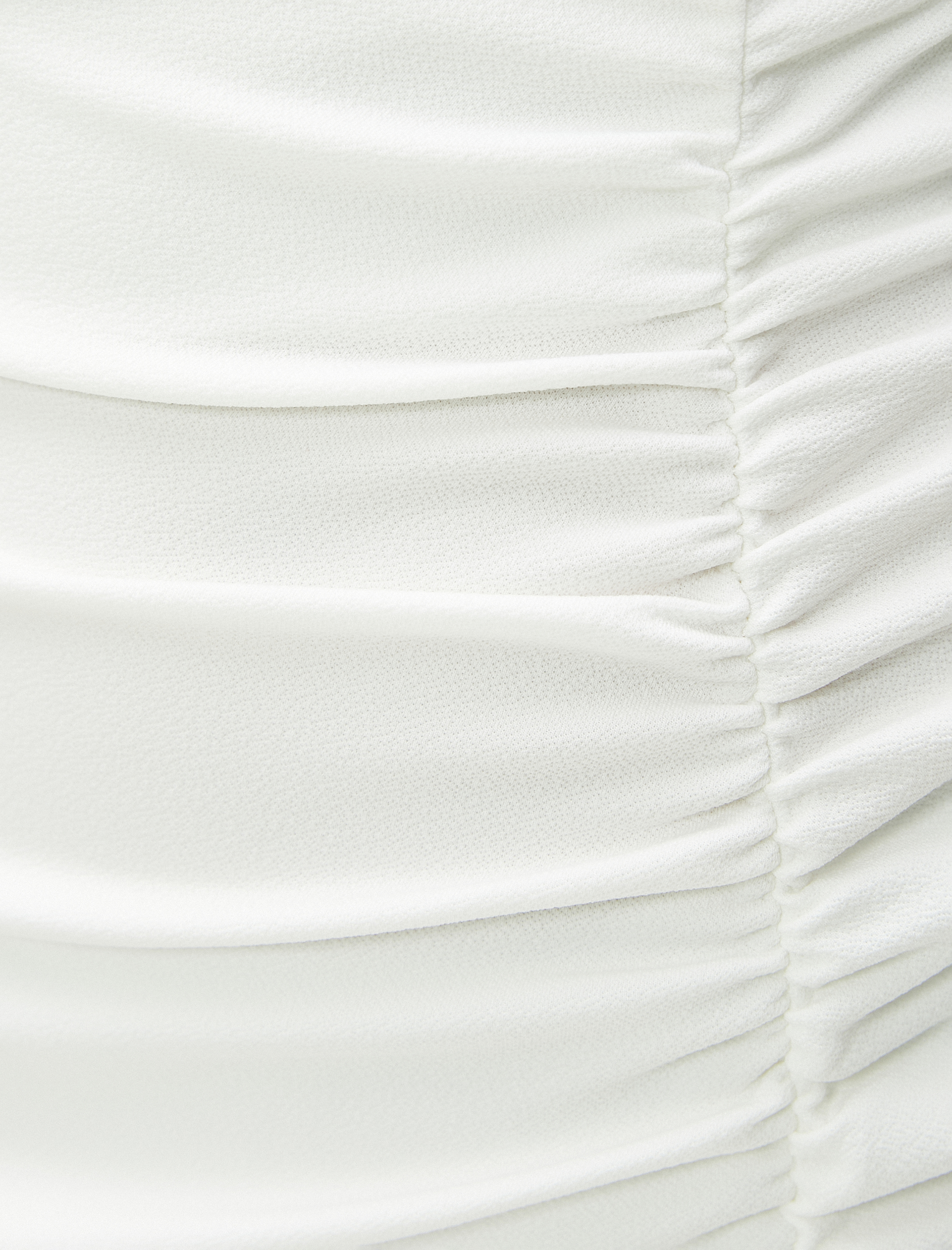   Mini Elbise Pencere Detaylı Drapeli Halter Yaka