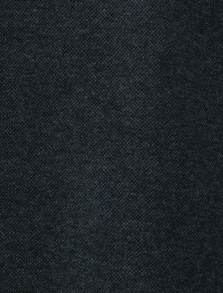   Oversize Tişört Kısa Kollu Bisiklet Yaka Cep Detaylı Pamuklu