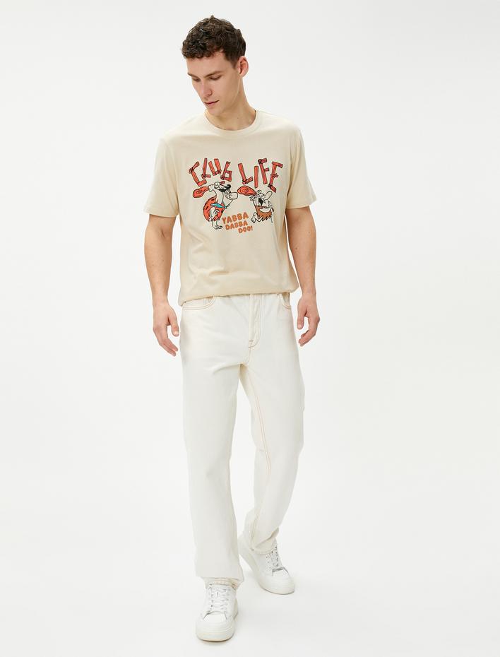  Taş Devri Çakmaktaşlar Tişört Lisanslı Baskılı