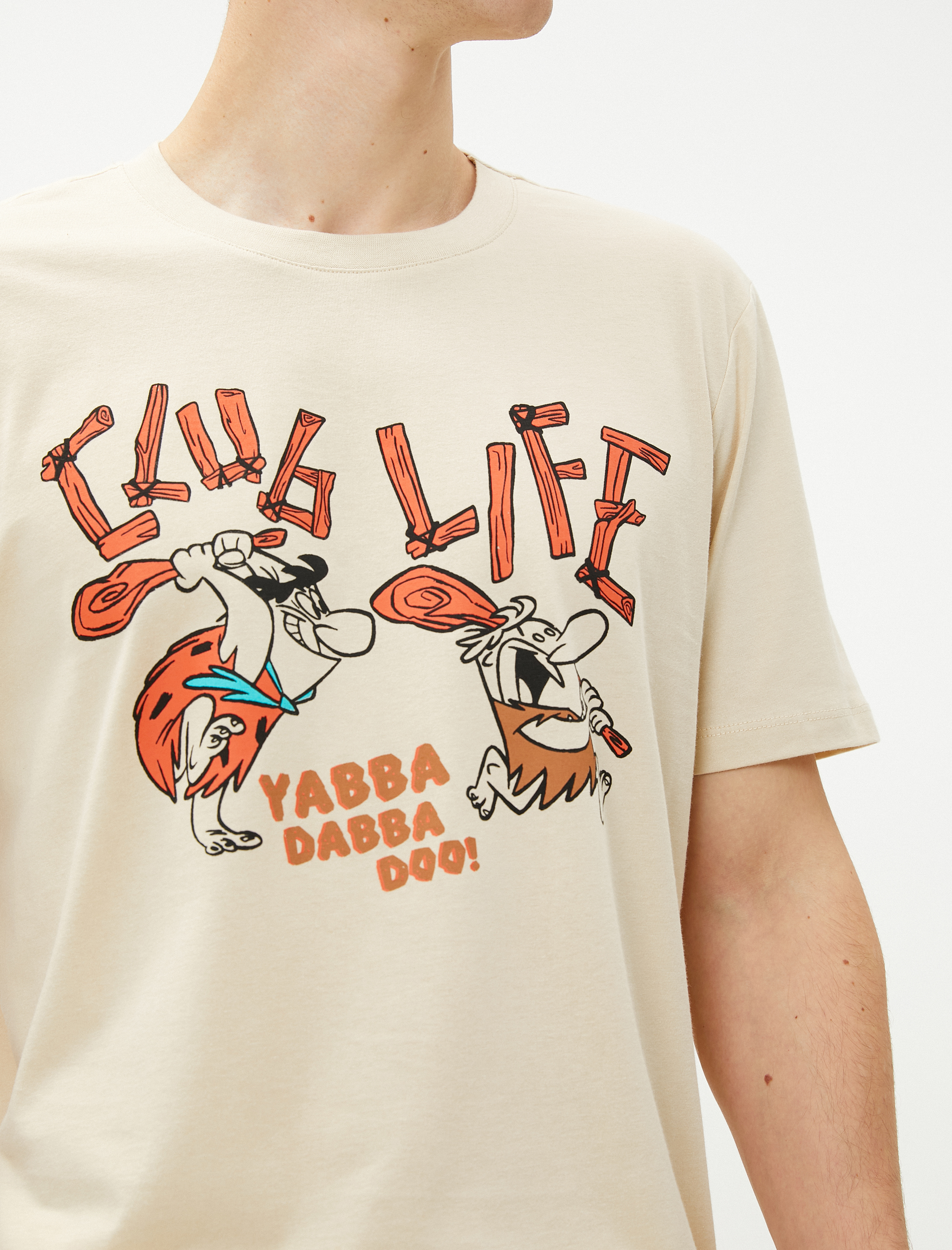   Taş Devri Çakmaktaşlar Tişört Lisanslı Baskılı