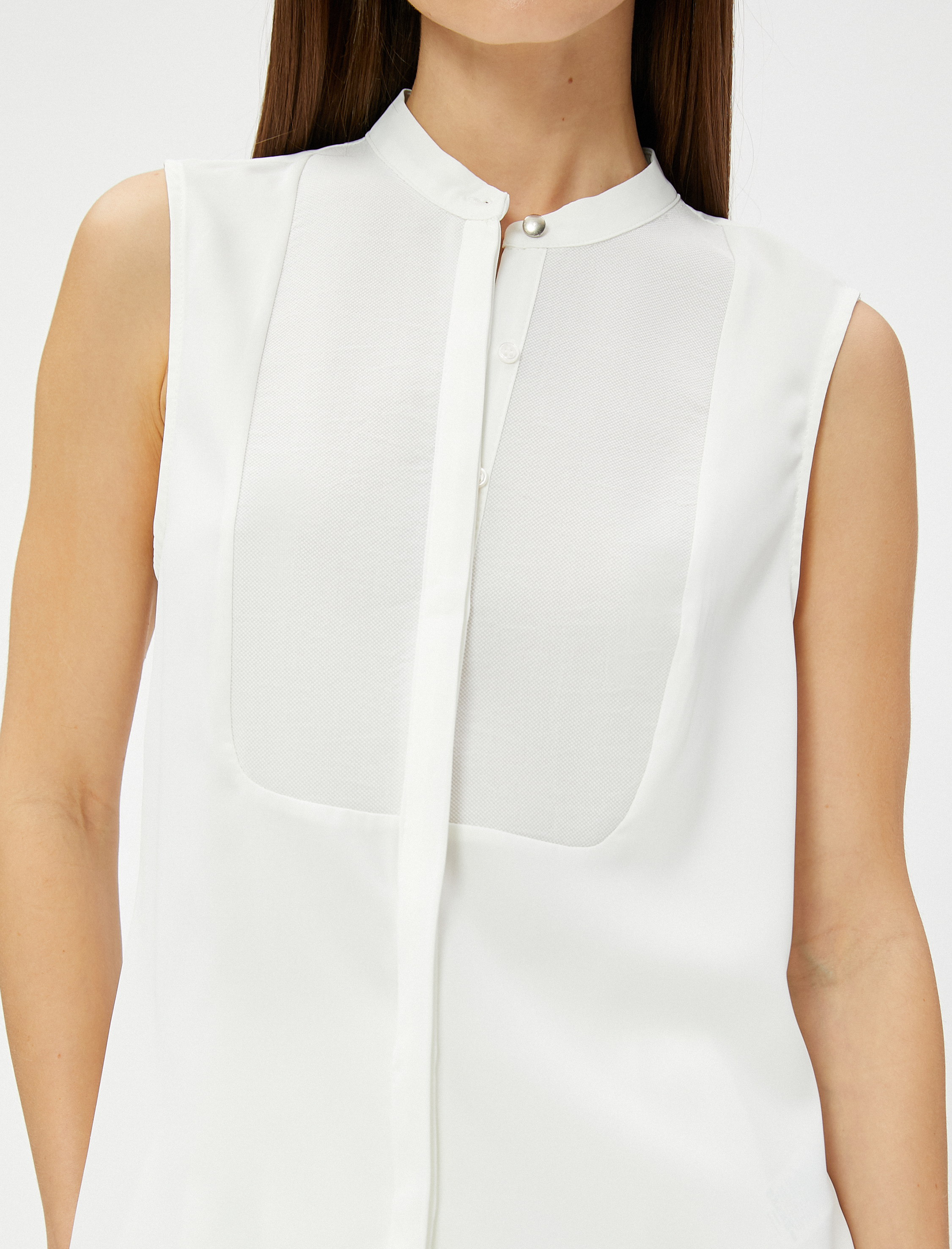   Kolsuz Gömlek Hakim Yaka Gizli Düğmeli