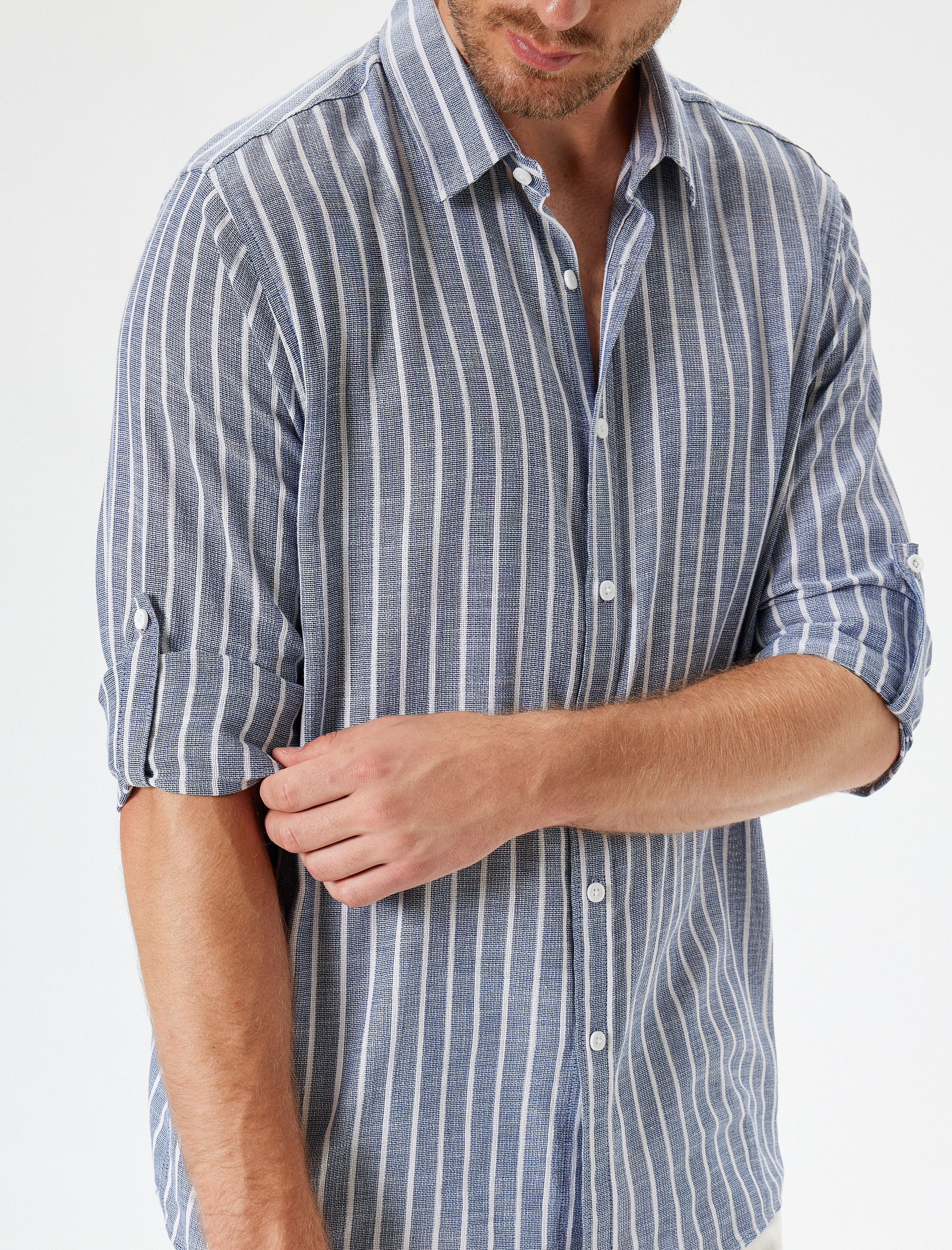   Basic Gömlek Uzun Kollu Pamuklu Regular Fit