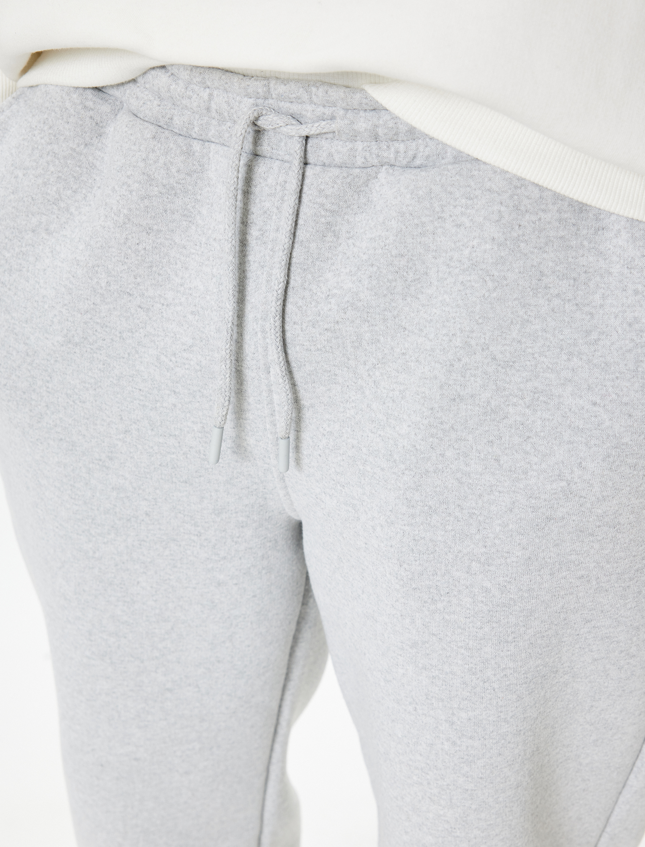   Beli Bağcıklı Cep Detaylı Şardonlu Jogger Spor Eşofman Altı