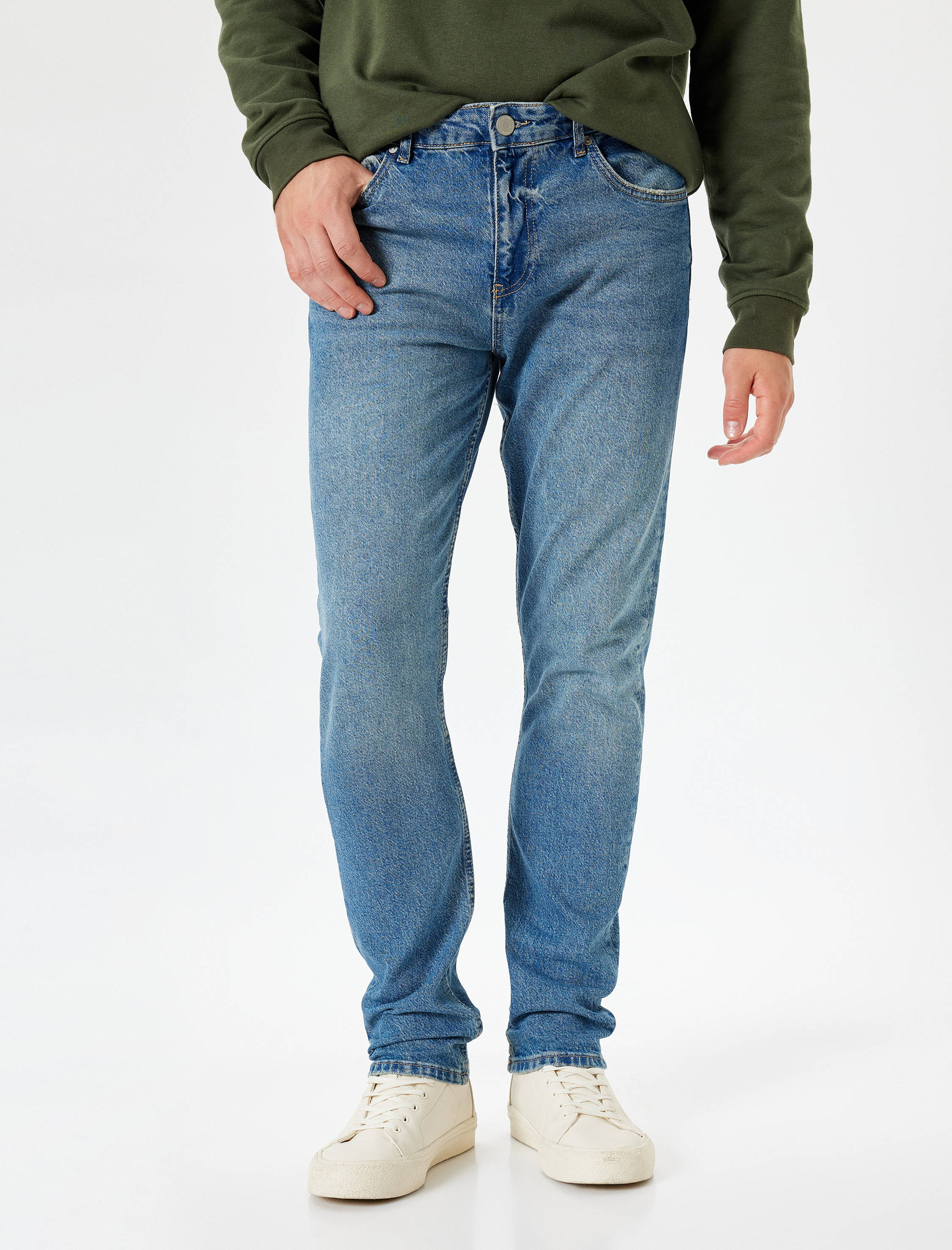   Slim Fit Kot Pantolon - Brad Jean