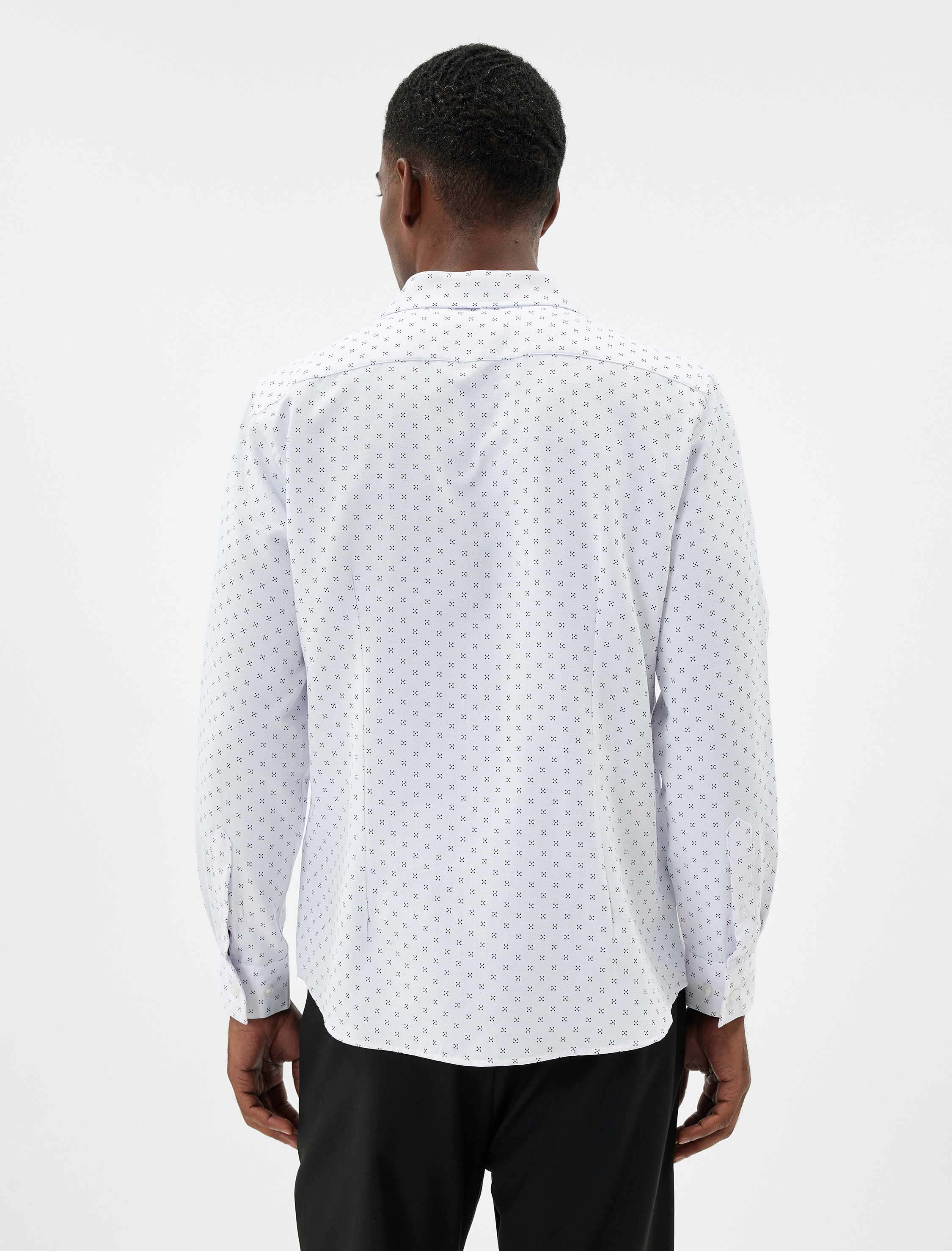 Regular Fit Gömlek Uzun Kollu Pamuk Karışımlı