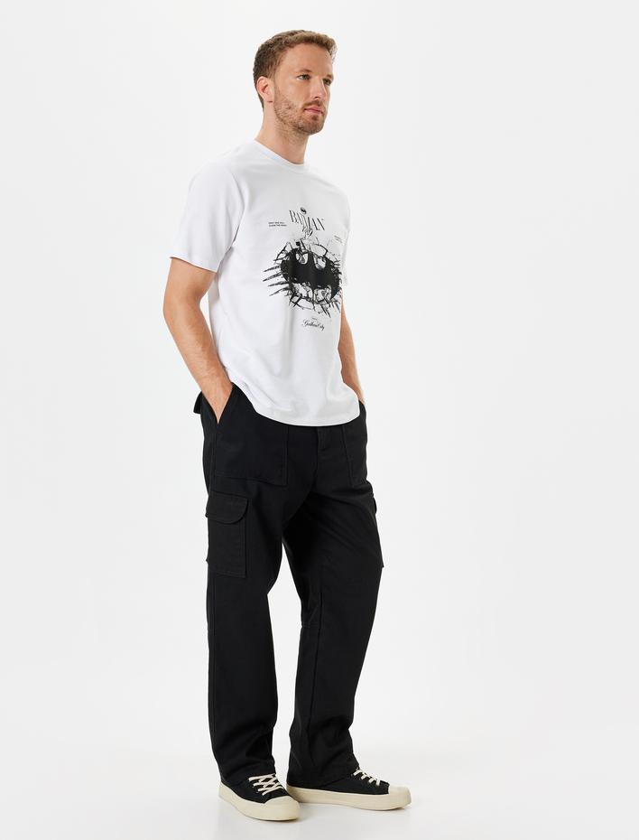  Batman Tişört Lisanslı Kısa Kollu Bisiklet Yaka Pamuklu