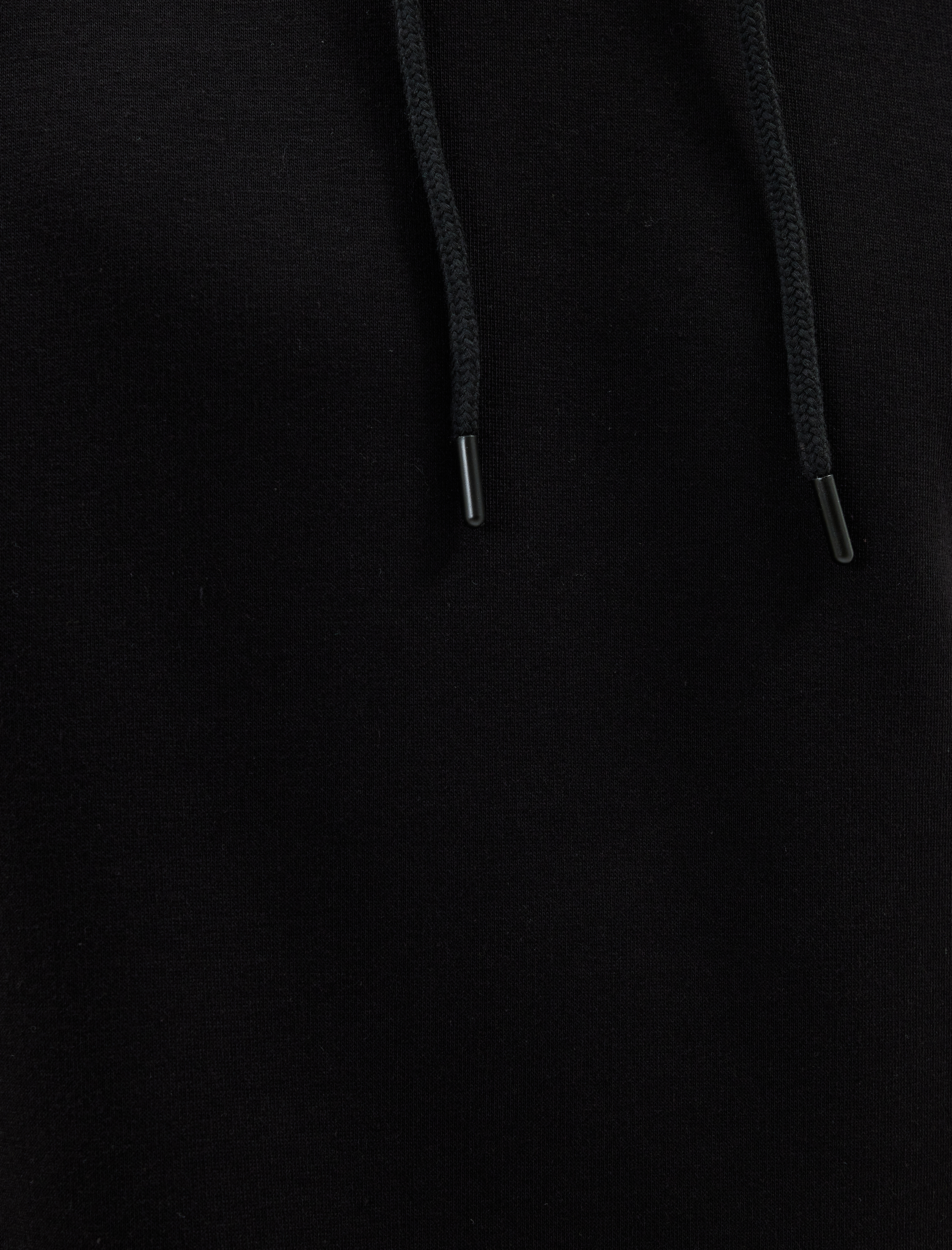   Şardonlu Pamuk Karışımlı Basic Kapşonlu Sweatshirt