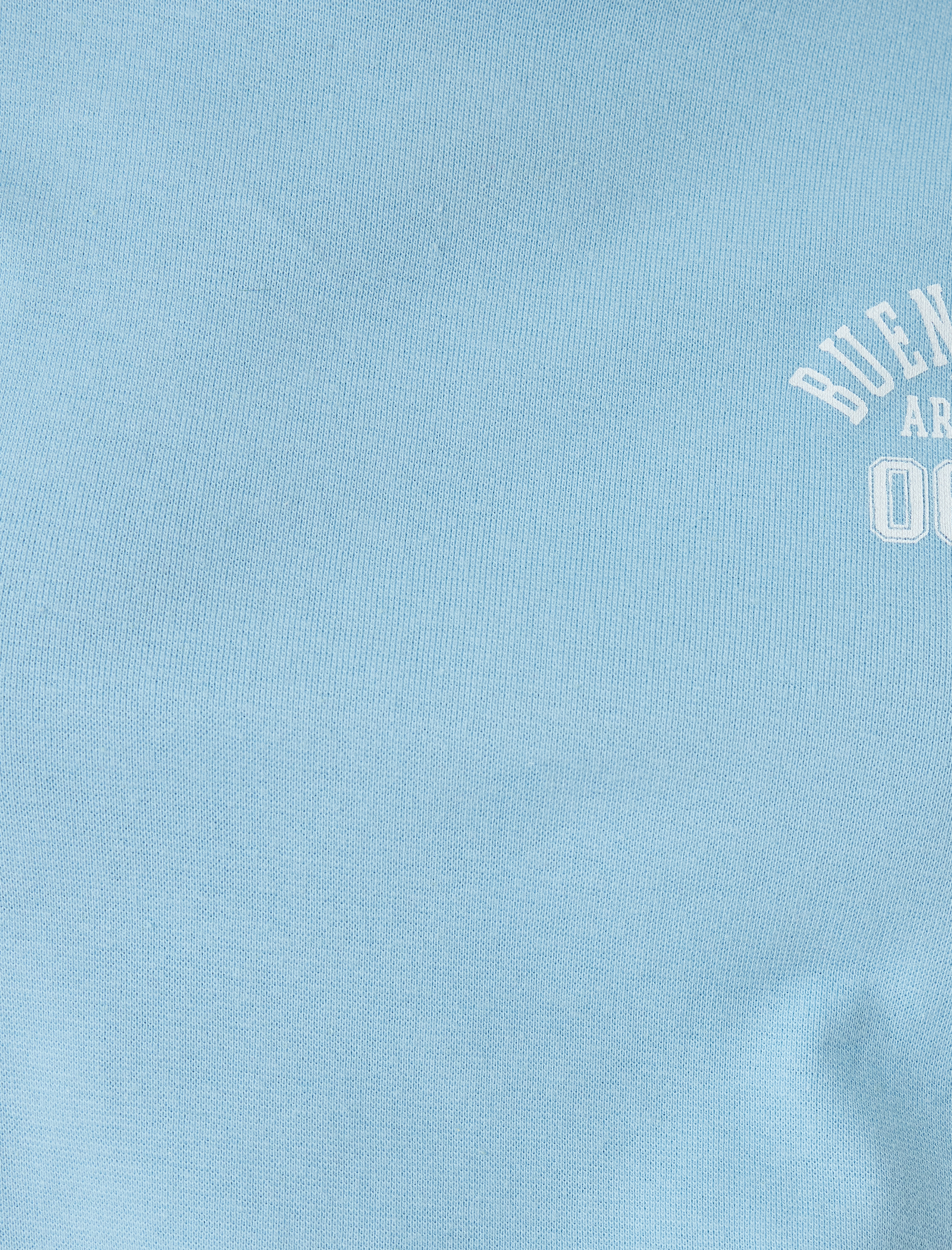   Arkası Baskılı Tişört Bisiklet Yaka Kısa Kollu Biyeli