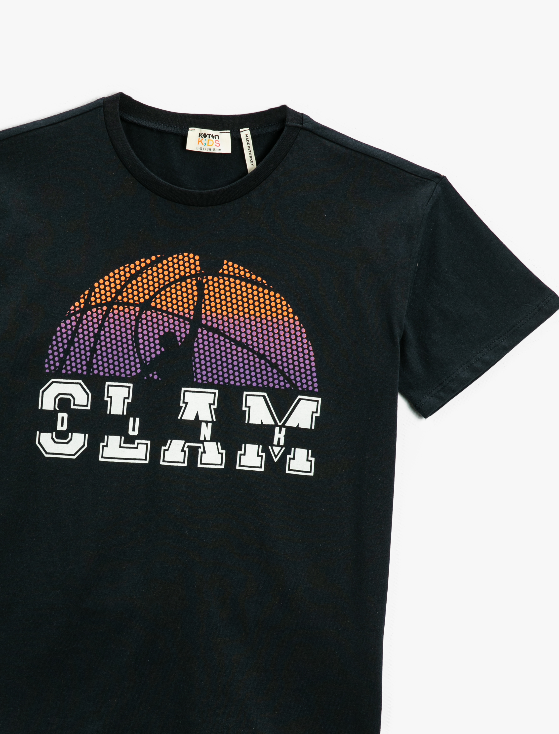  Erkek Çocuk Baskılı Pamuklu Bisiklet Yaka Kısa Kollu Tişört