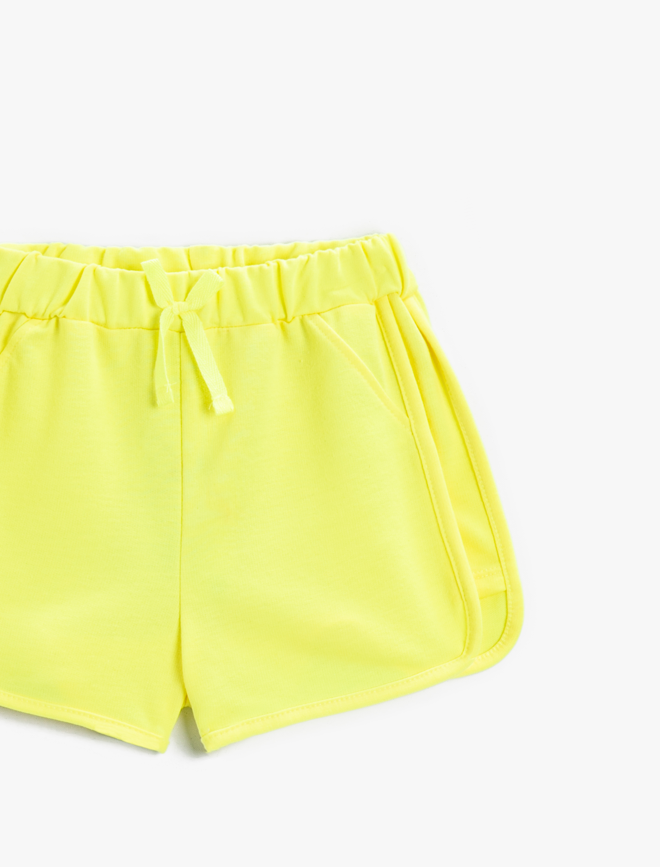 Kız Çocuk Basic Kısa Şort Fiyonklu